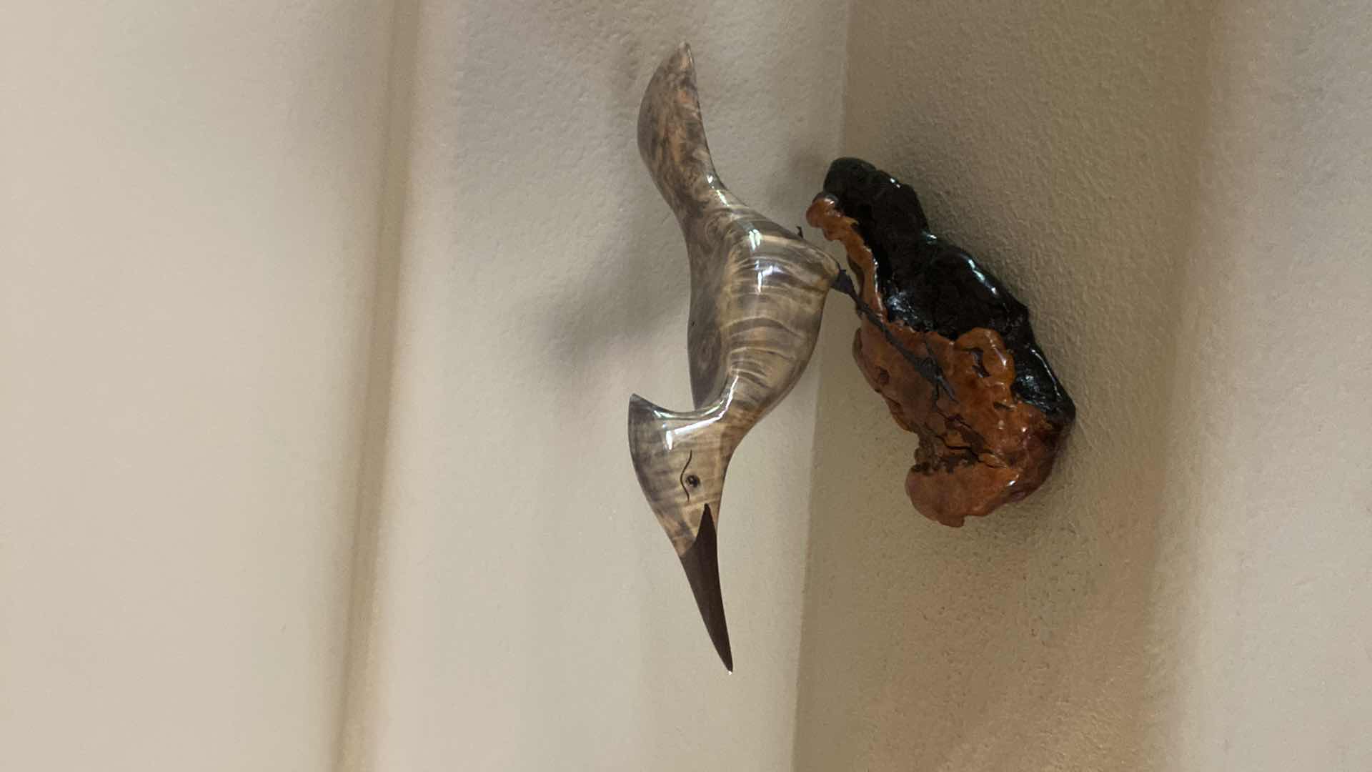 Photo 3 of CARVED WOOD ROAD RUNNER ON MANZANITA 10 1/2” x 6”