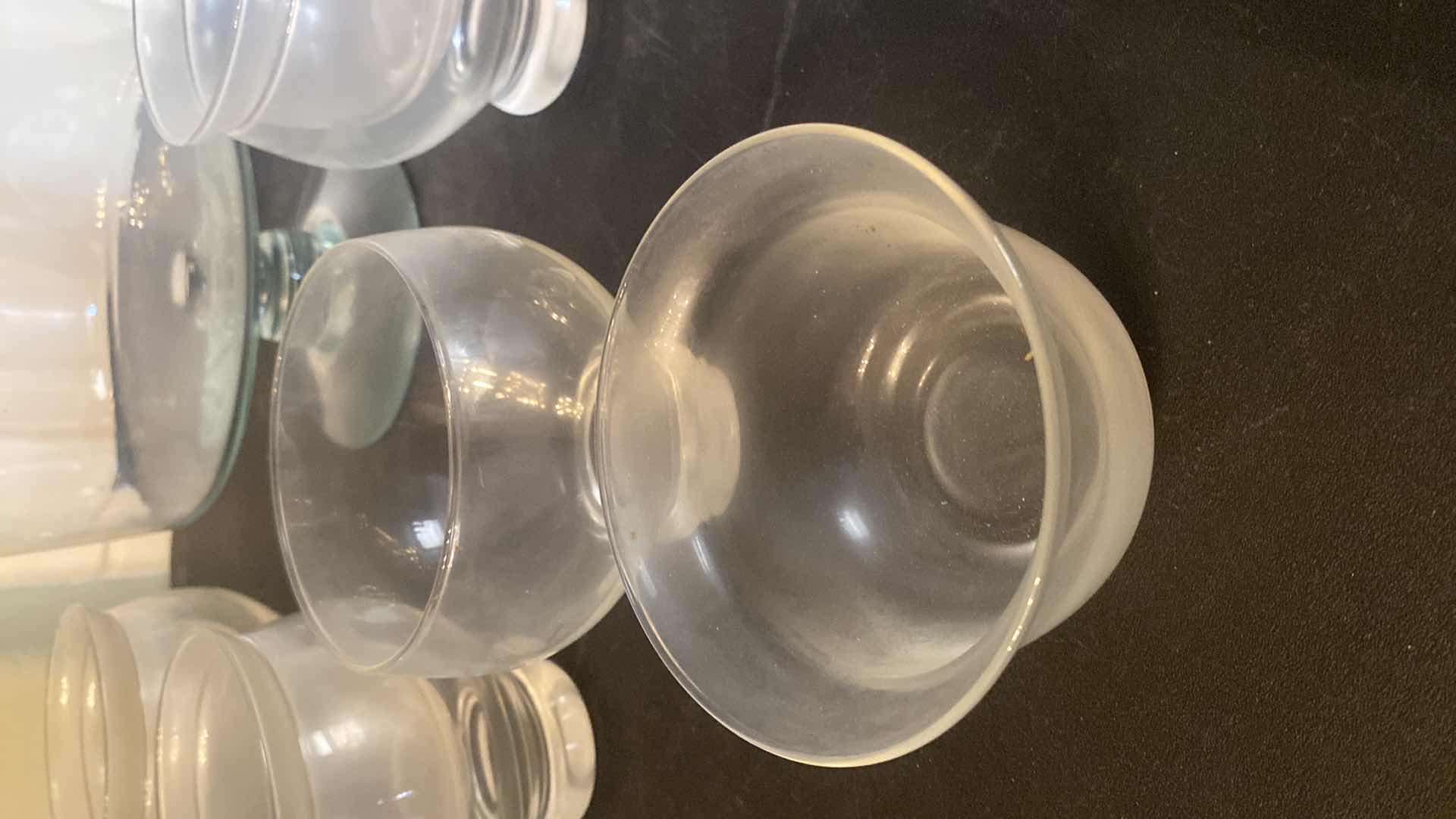 Photo 1 of 4 SHRIMP COCKTAIL GLASSES & TRIFLE DISH