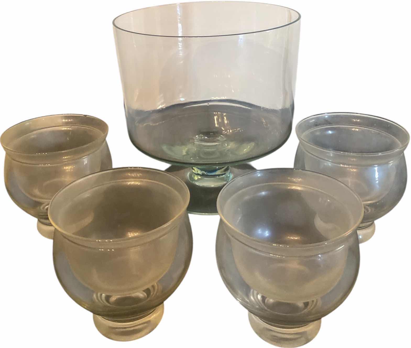 Photo 1 of 4 SHRIMP COCKTAIL GLASSES & TRIFLE DISH