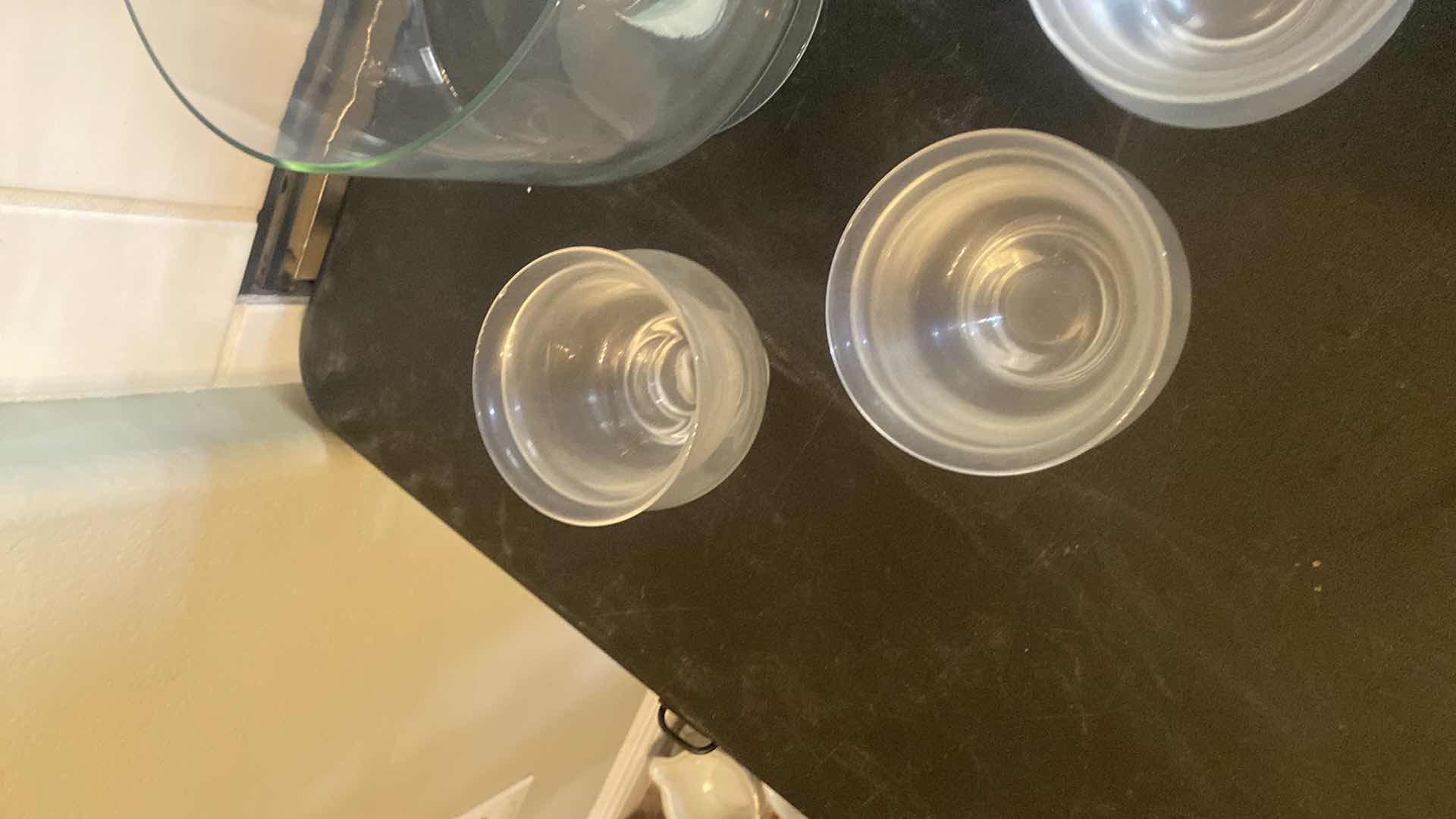 Photo 1 of 4 SHRIMP COCKTAIL GLASSES & TRIFLE DISH