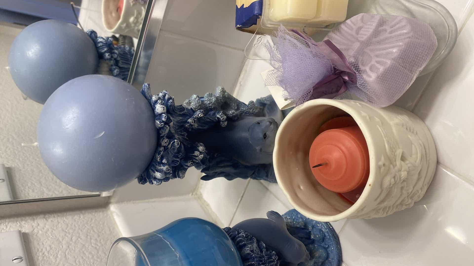 Photo 1 of 11 - SOAPS CANDLES & CANDLE HOLDERS TALLEST 5 1/2”