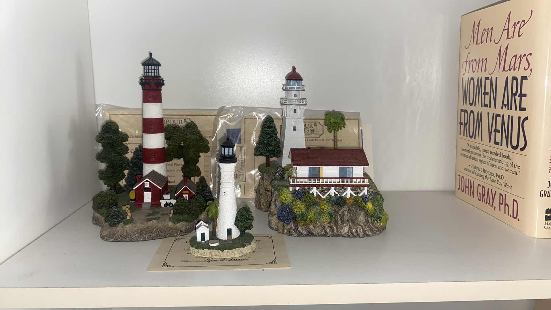 Photo 1 of 3 - HARBOR LIGHTS LIGHT HOUSES WITH COA’S TALLEST 6 3/4”