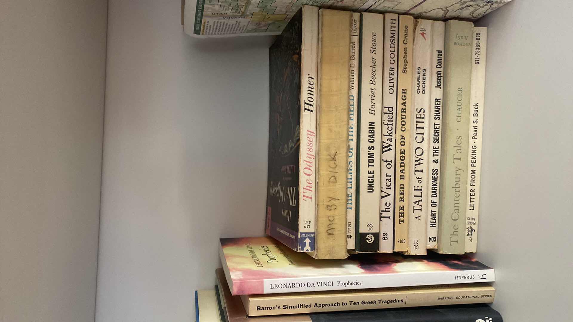 Photo 1 of 3 - SHELFS OF BOOKS - PAPER BACK & HARDBOUND - VARIOUS AUTHORS & GENRES