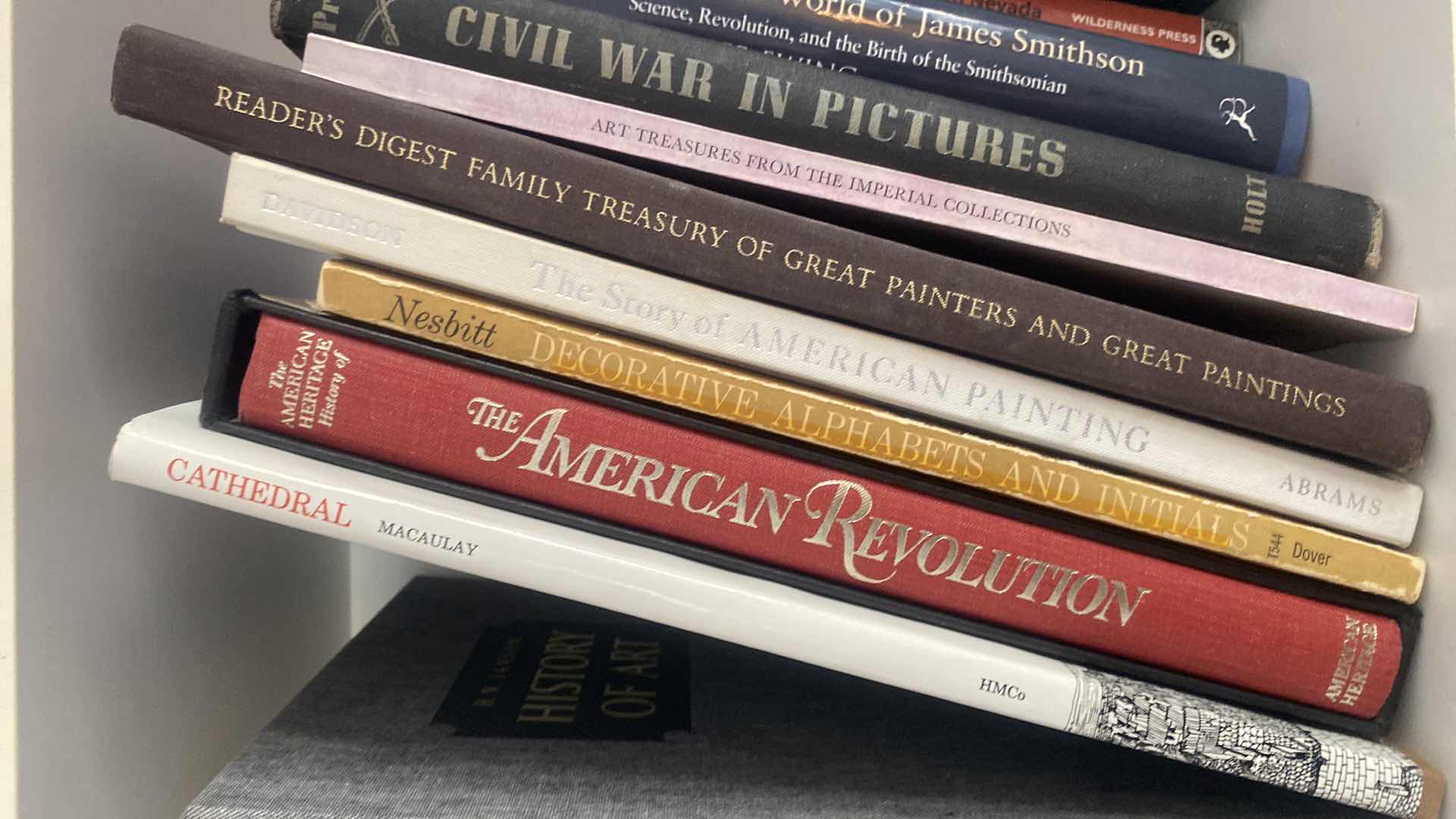 Photo 3 of SHELF OF HARDBOUND BOOKS