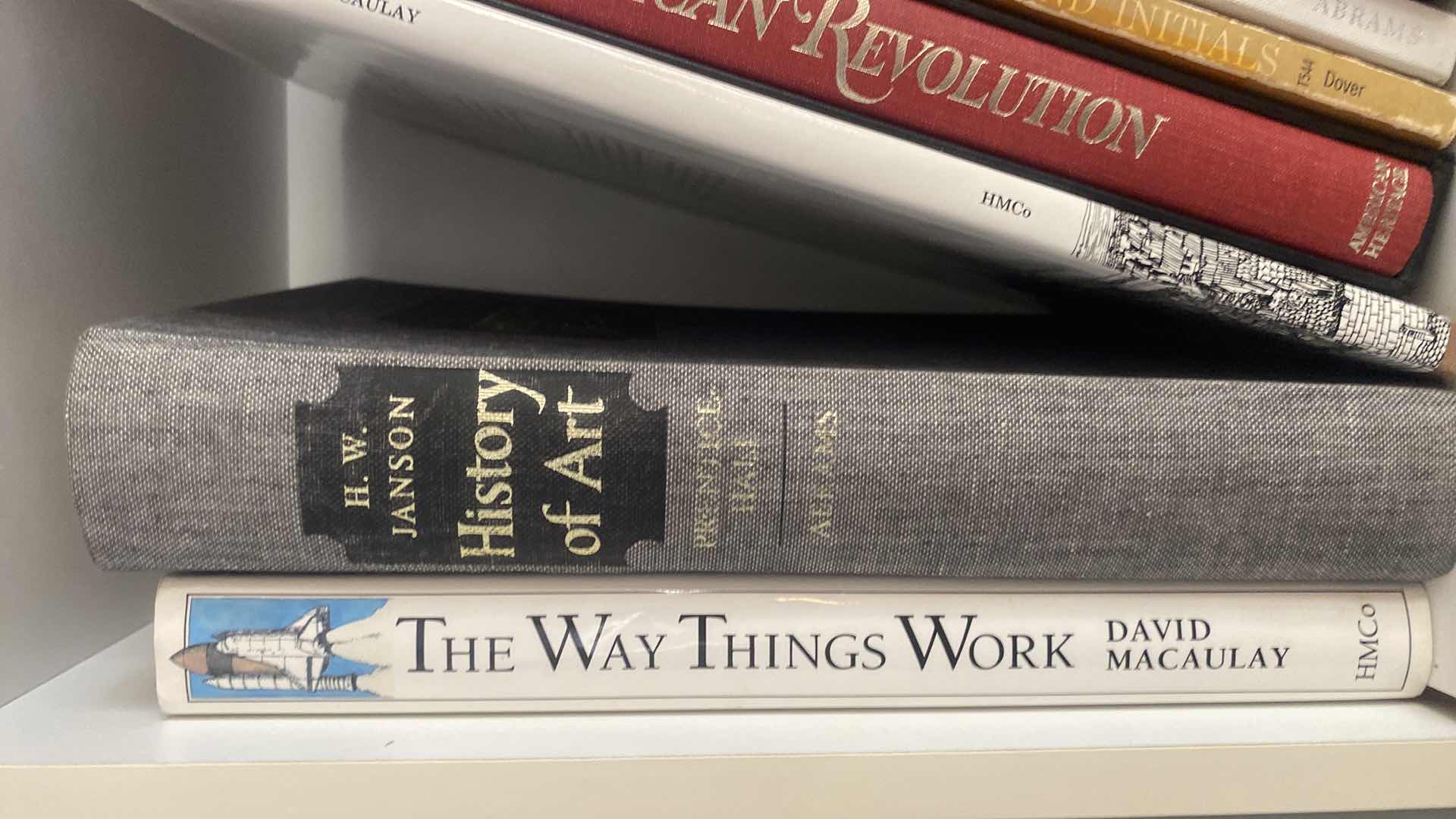 Photo 2 of SHELF OF HARDBOUND BOOKS