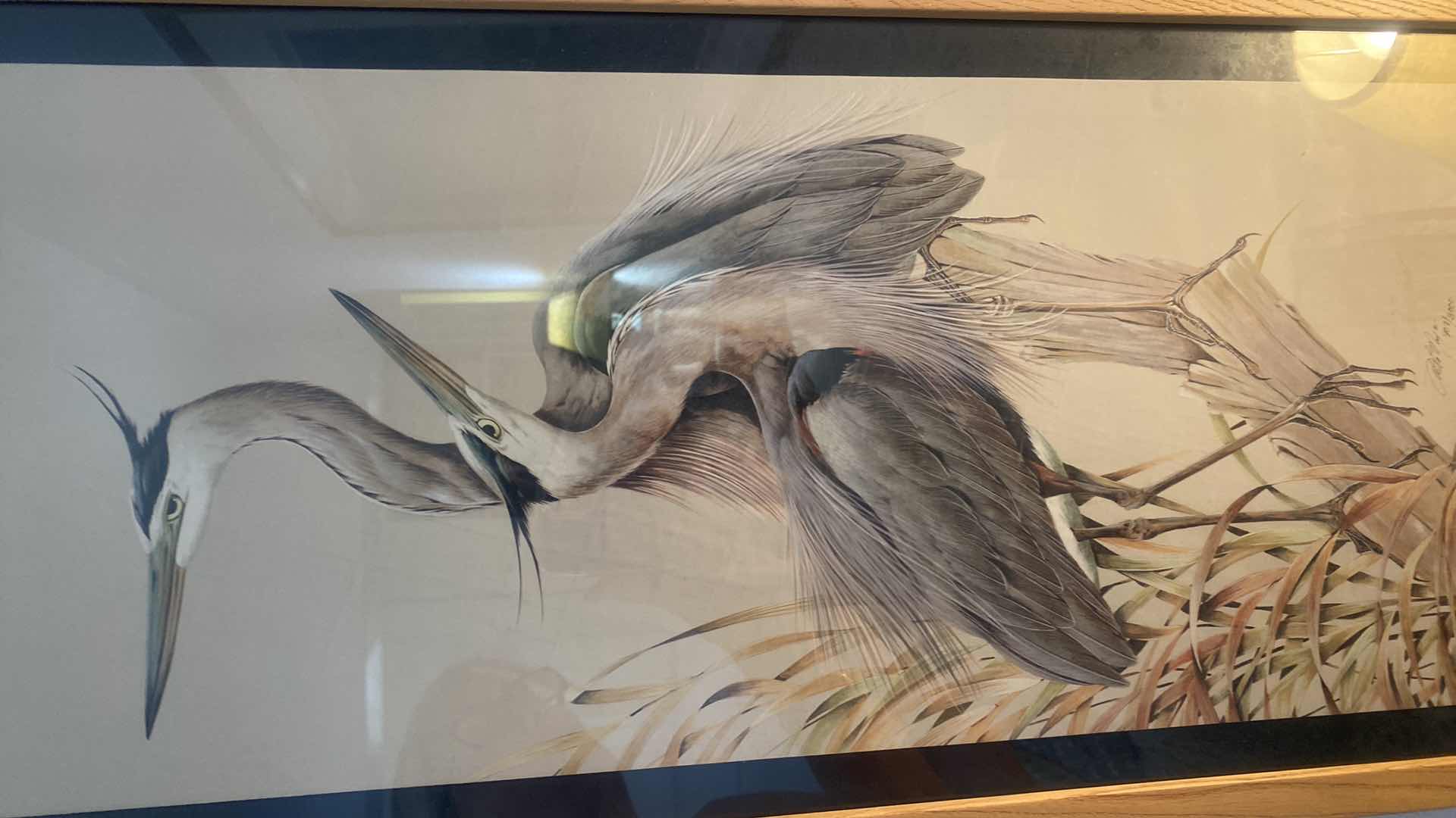 Photo 1 of FRAMED 2002 WATERFOWL FESTIVAL POSTER SIGNED NUMBERED POSTER-ARTWORK  13” x31”