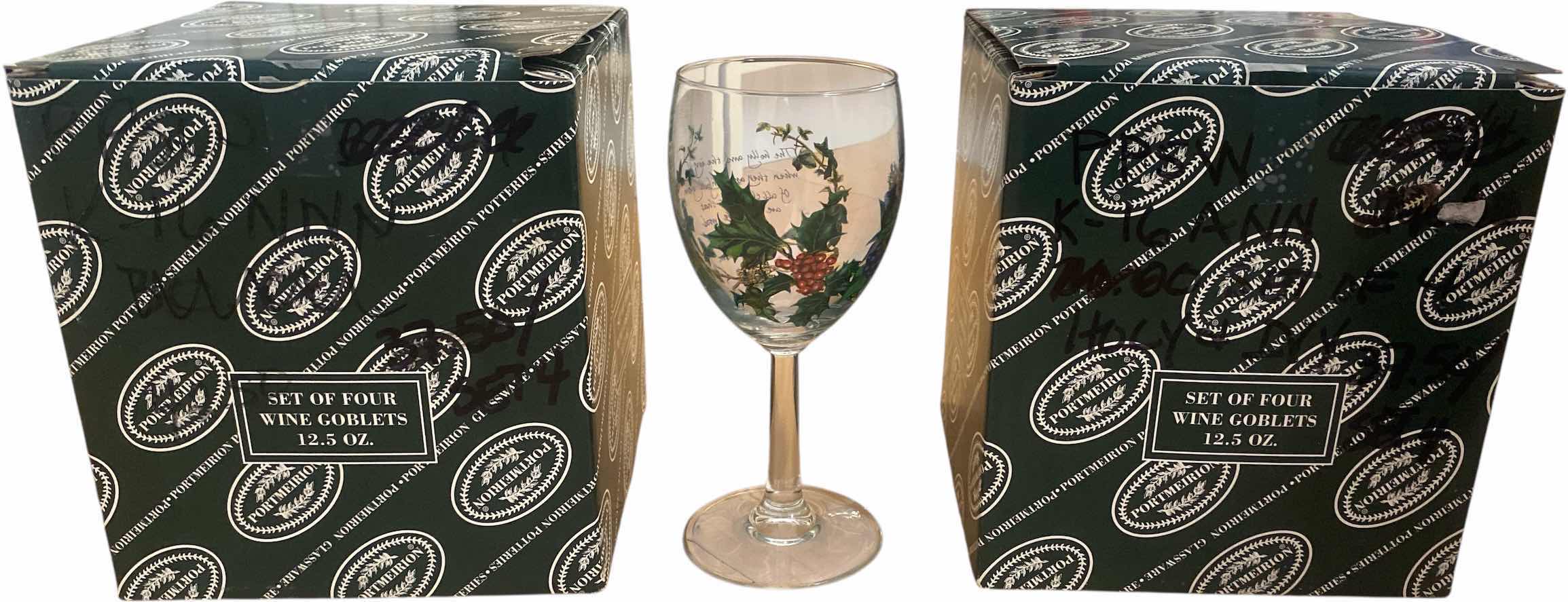 Photo 1 of 8 - HOLLY HOLIDAY WINE GLASSES