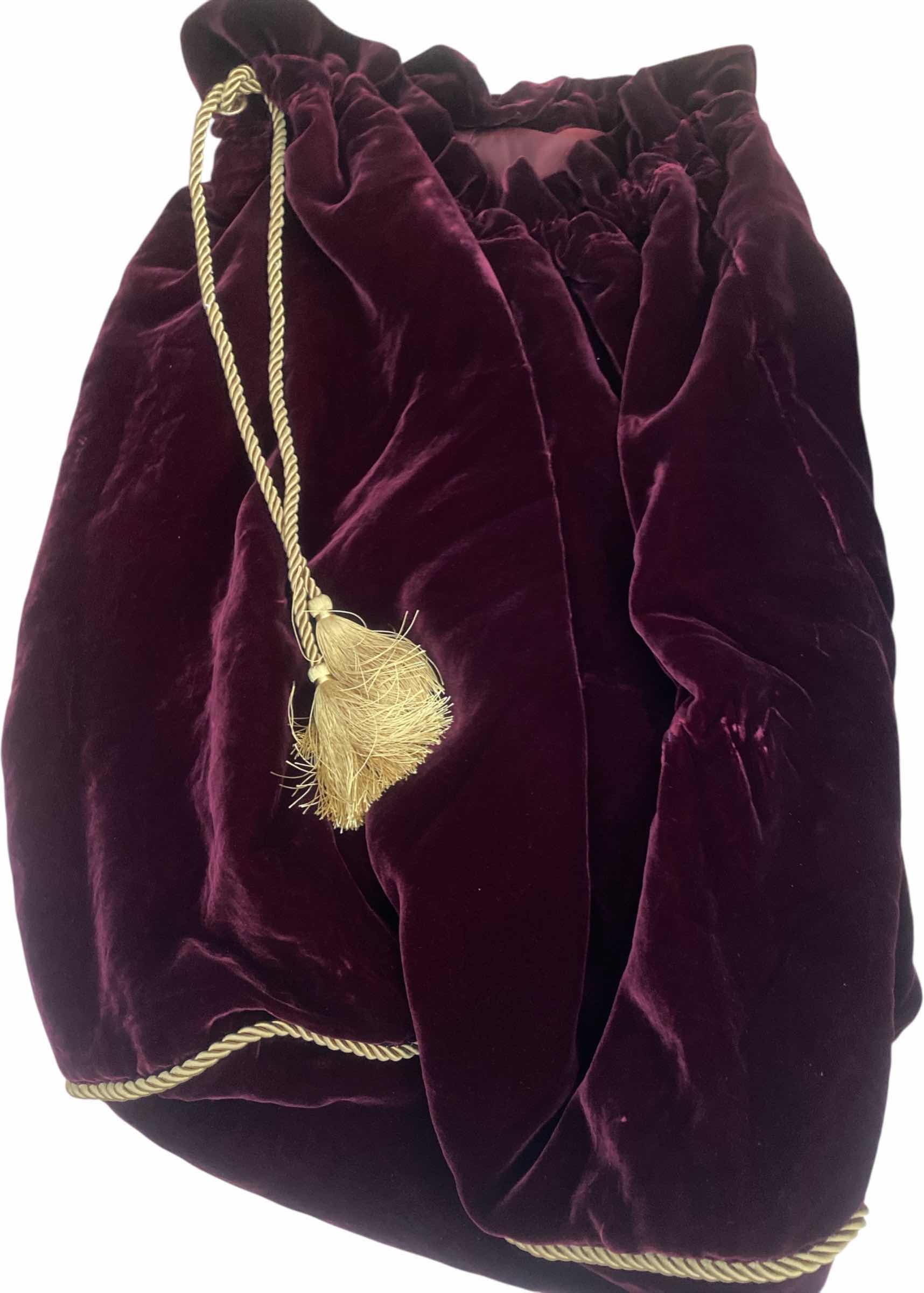 Photo 1 of LARGE VELVET SANTA GIFT BAG 26” x 31”