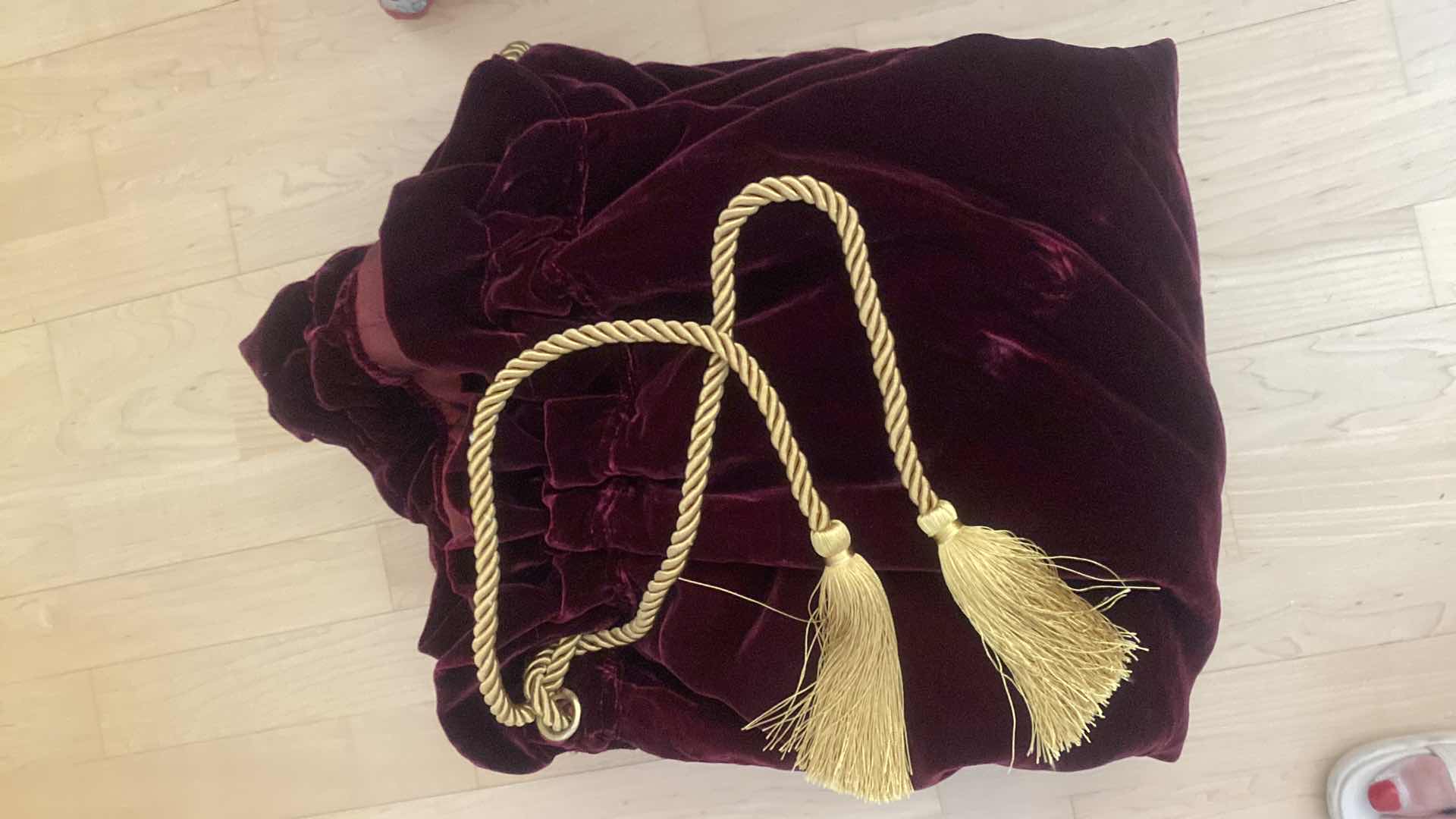 Photo 1 of LARGE VELVET SANTA GIFT BAG 26” x 31”