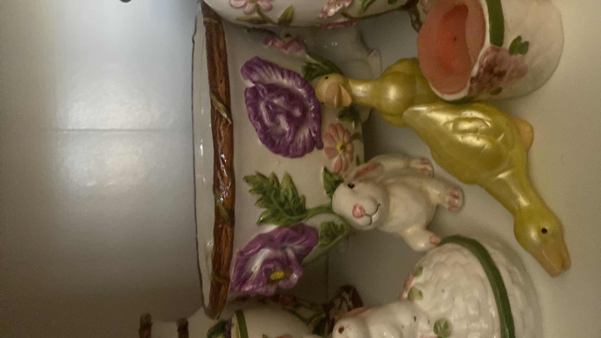 Photo 1 of 9 - EASTER DECOR & BOWL 9 1/2”