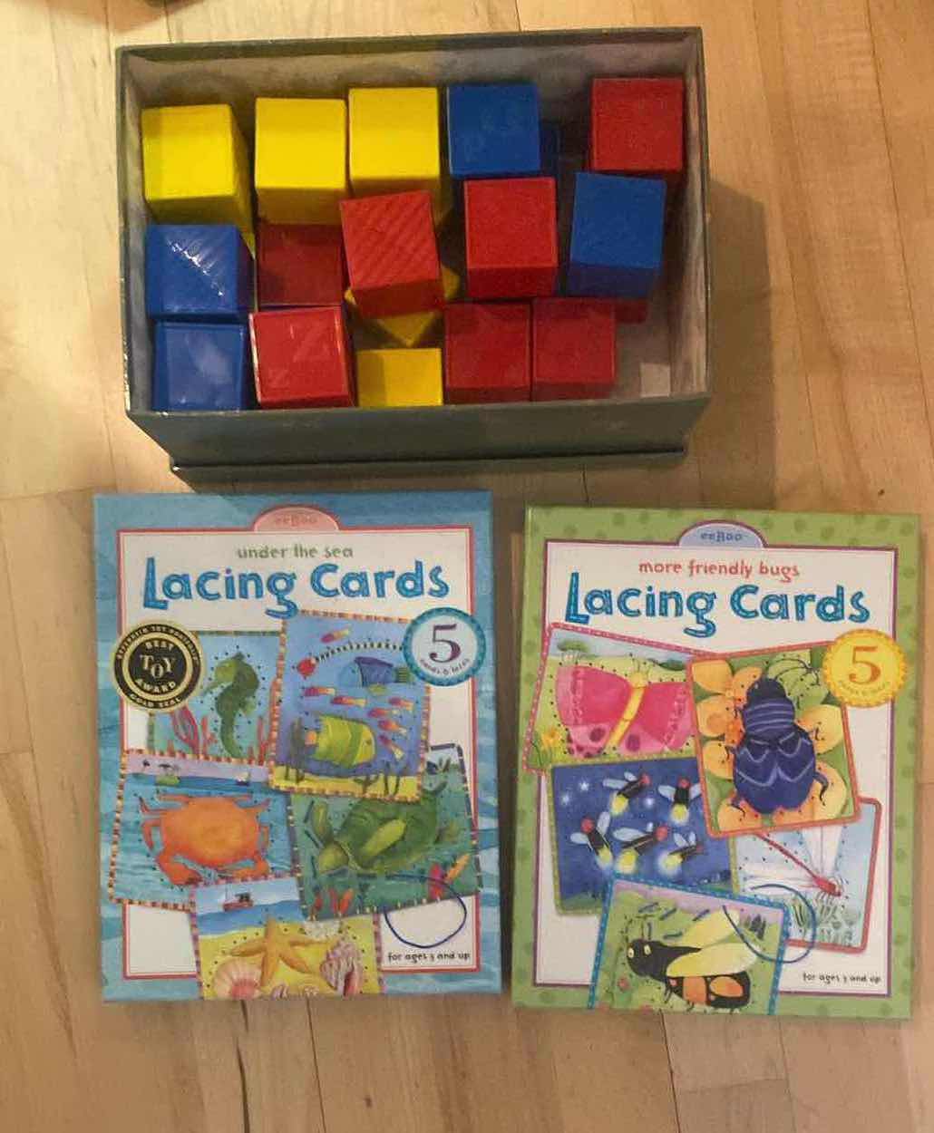 Photo 1 of LACING CARDS & BLOCKS