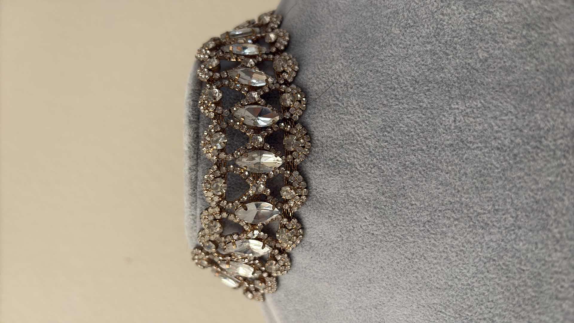 Photo 1 of COSTUME JEWELRY GOLD-TONED CHOKER NECKLACE