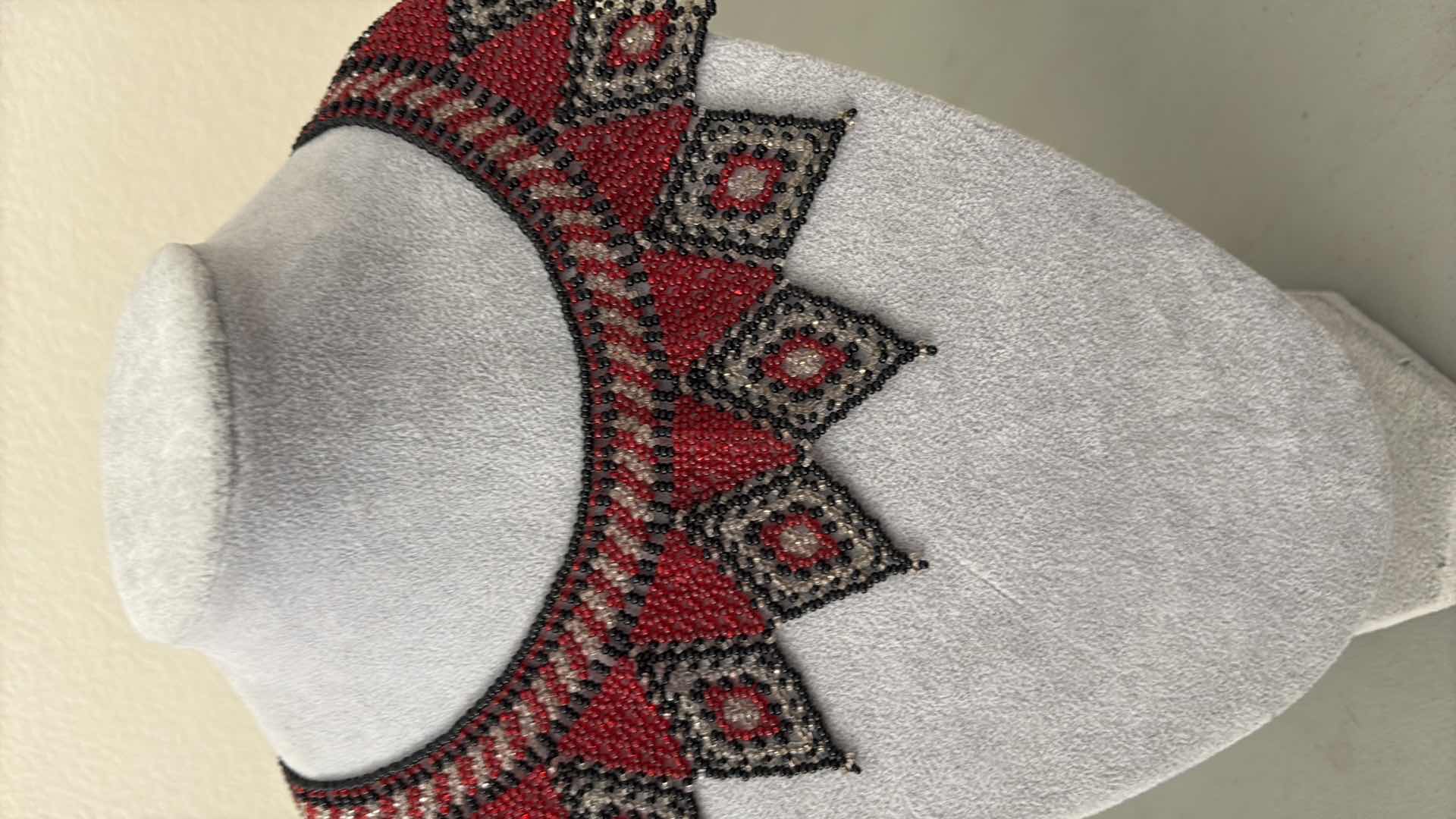 Photo 2 of BEADED CHOKER COLLAR AND LONG NECKLACE