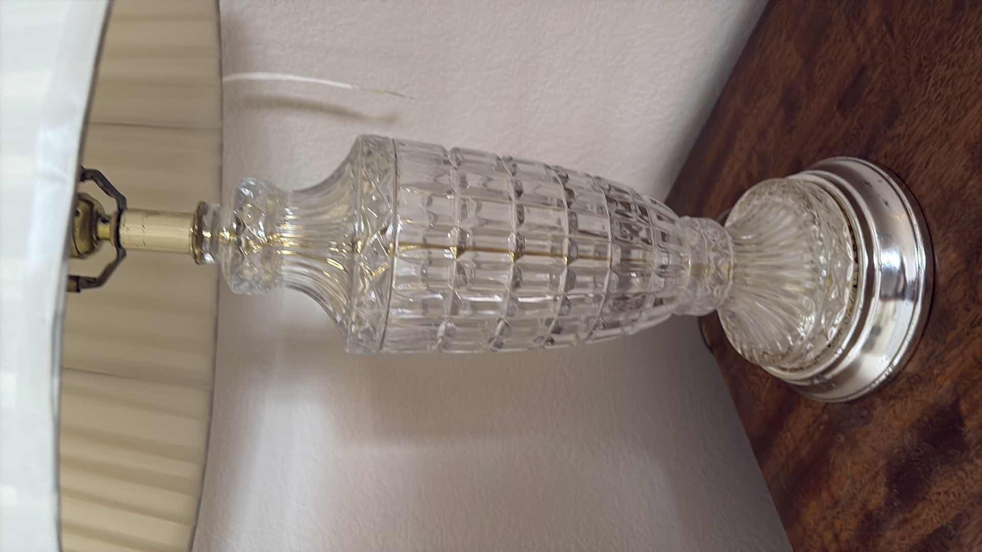 Photo 1 of FAUX CRYSTAL BASED LAMP 15” x 30”