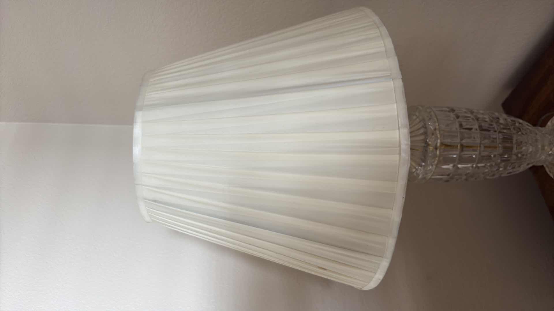 Photo 1 of FAUX CRYSTAL BASED LAMP 15” x 30”