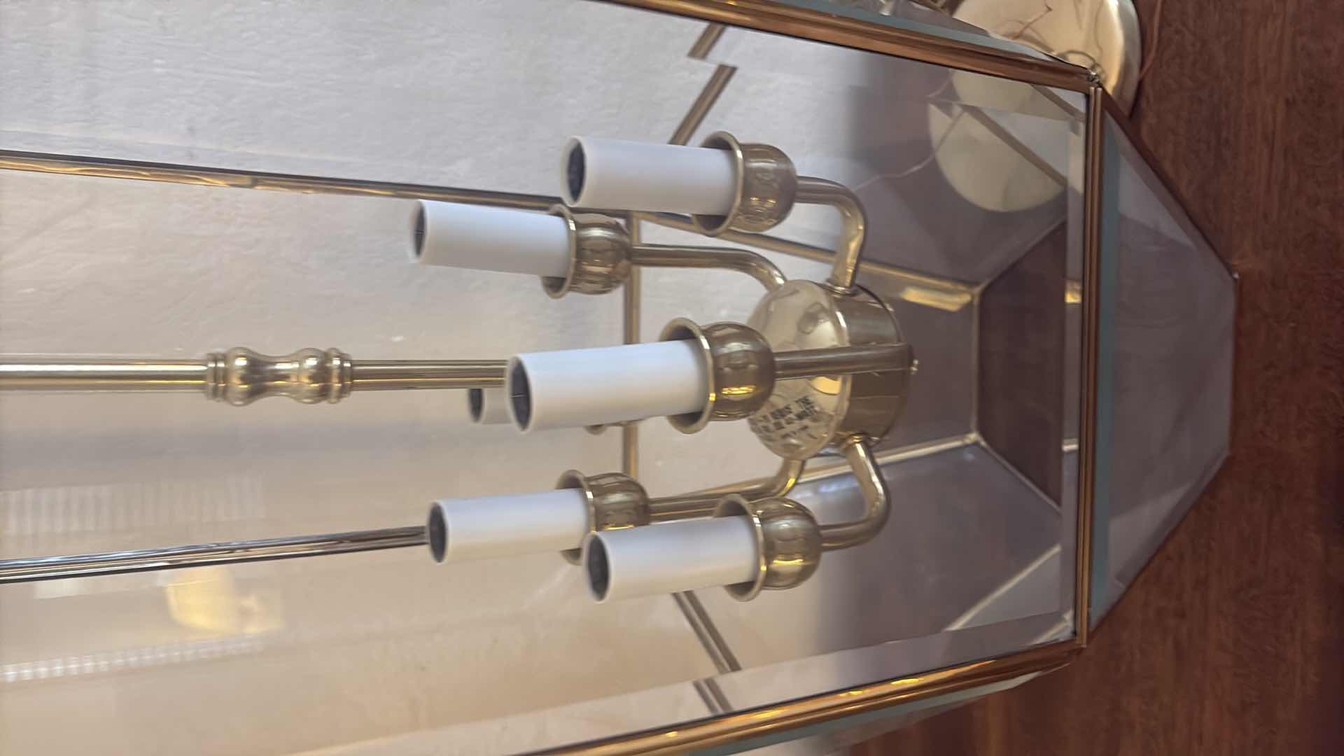 Photo 1 of HANGING CENTERPIECE LIGHT 13”x13” H32”