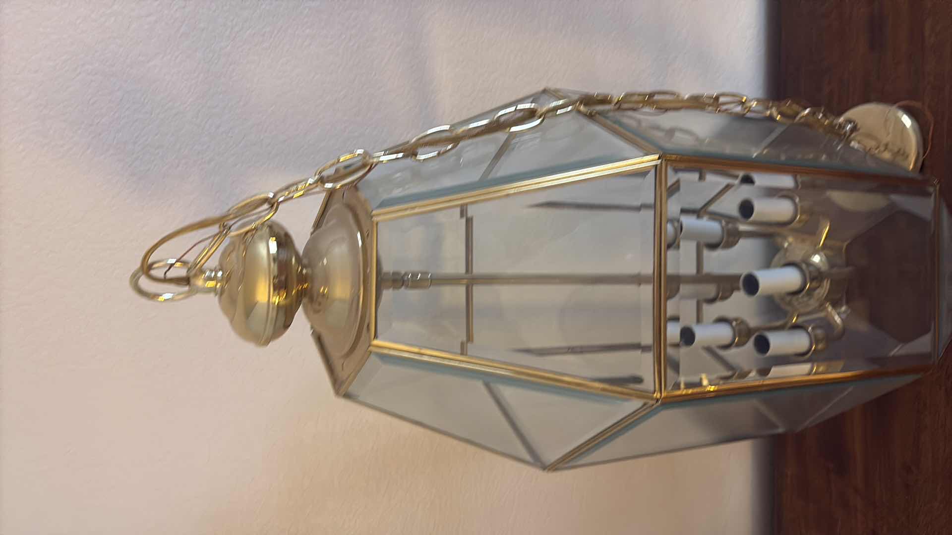 Photo 1 of HANGING CENTERPIECE LIGHT 13”x13” H32”