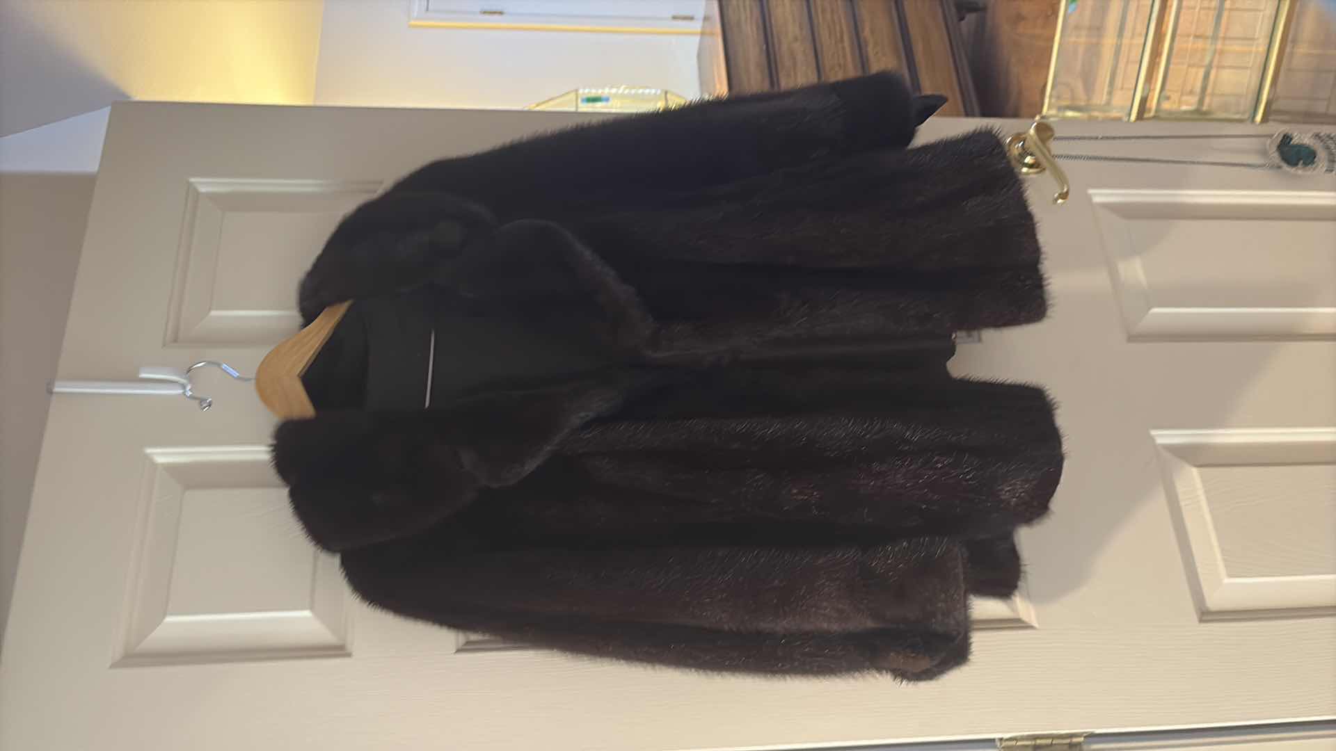 Photo 1 of MINK JACKET RAW HEM NEEDS TO BE REPAIRED WOMENS LARGE