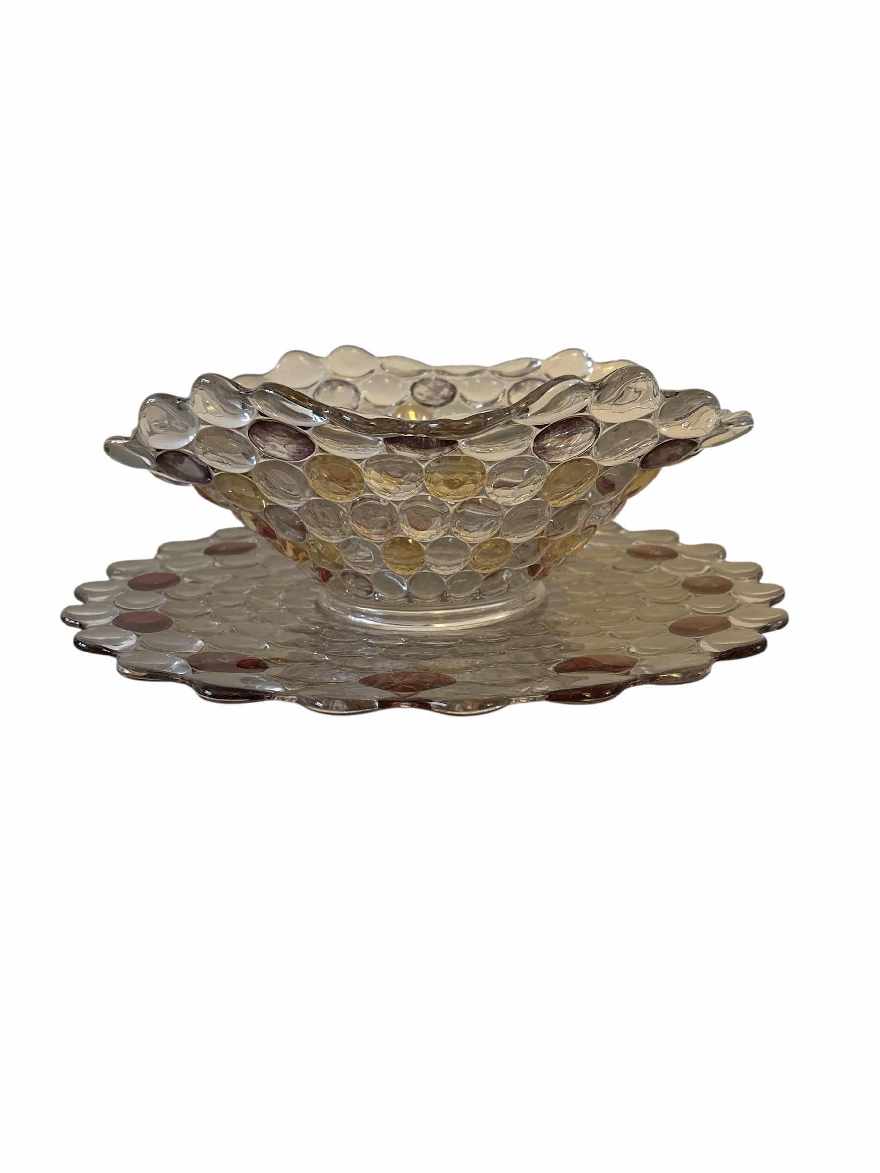 Photo 1 of DECORATIVE BOWL AND PLATTER 15”x6”H