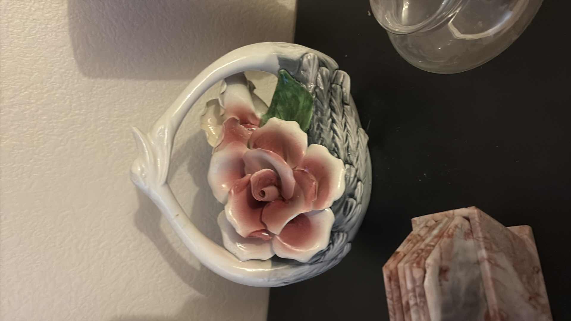 Photo 1 of PINK HOME DECOR COASTERS VASE CANDY DISH