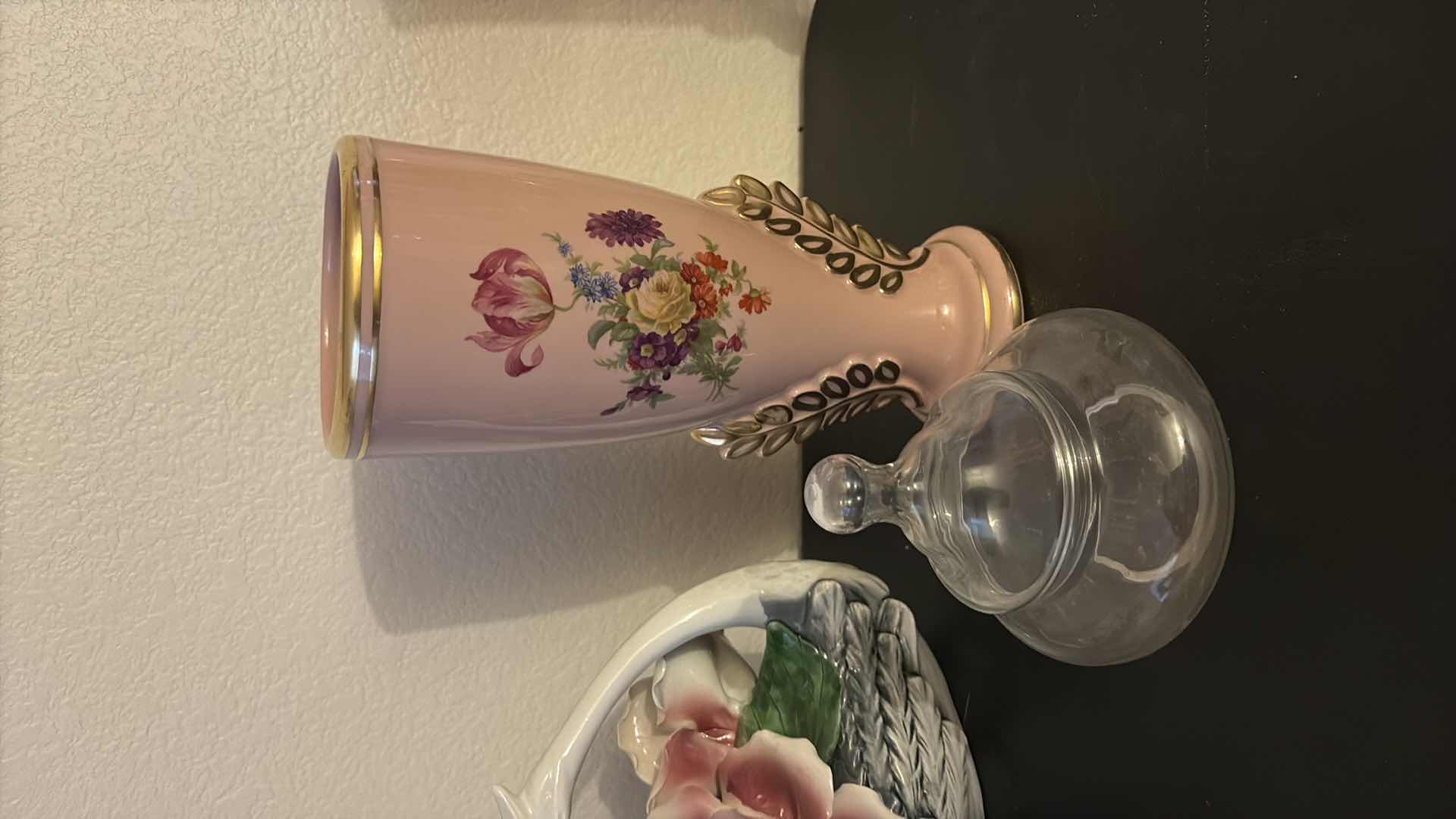 Photo 1 of PINK HOME DECOR COASTERS VASE CANDY DISH