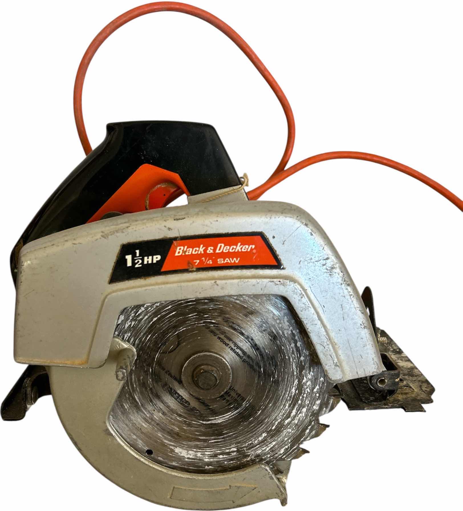 Photo 1 of BLACK AND DECKER 1 1/2 HP CIRCULAR SAW