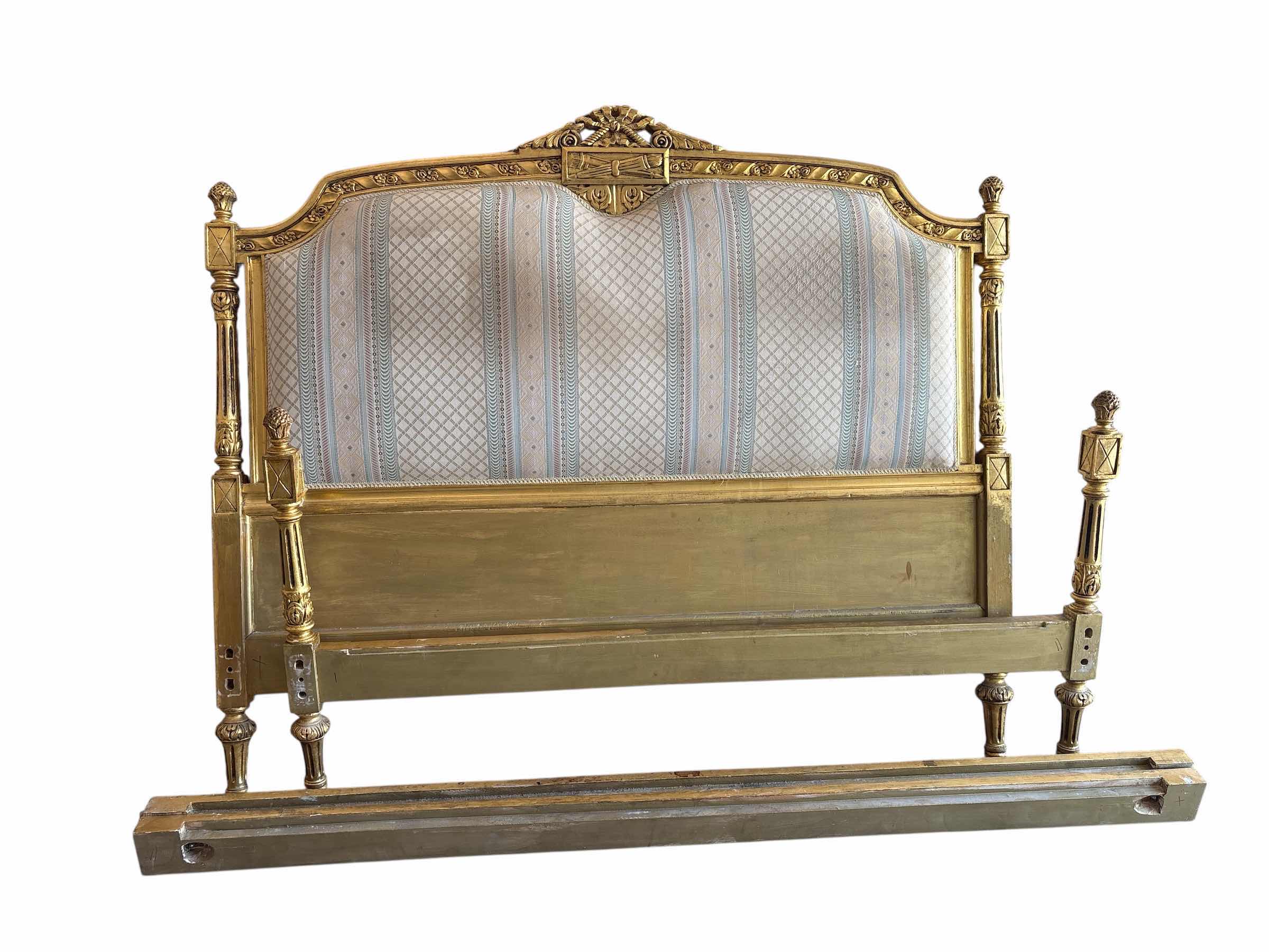 Photo 1 of FULL SIZE BED FRAME GOLD PAINT 83” X 3” X H55”