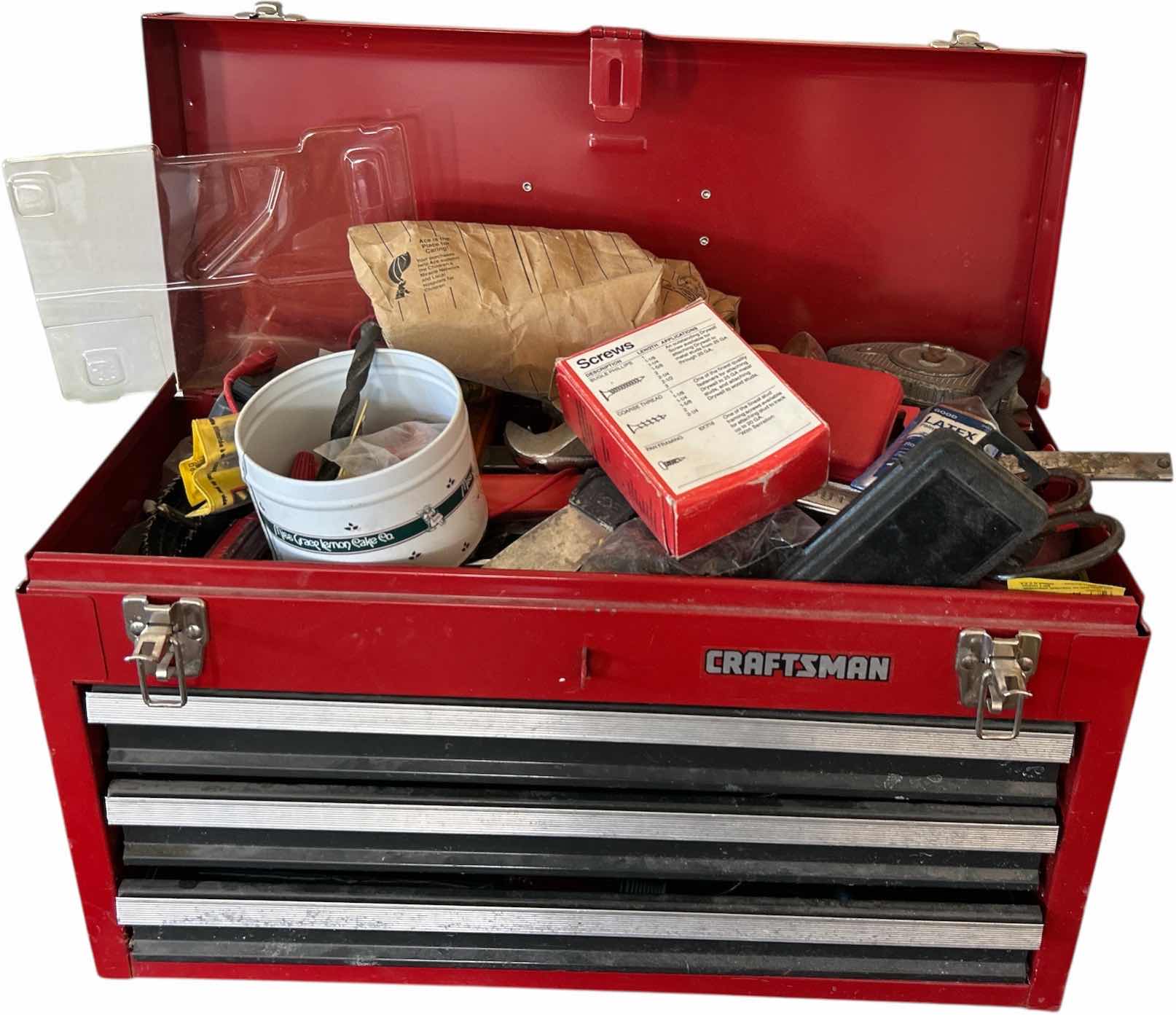 Photo 1 of CRAFTSMAN TOOL BOX WITH CONTENTS