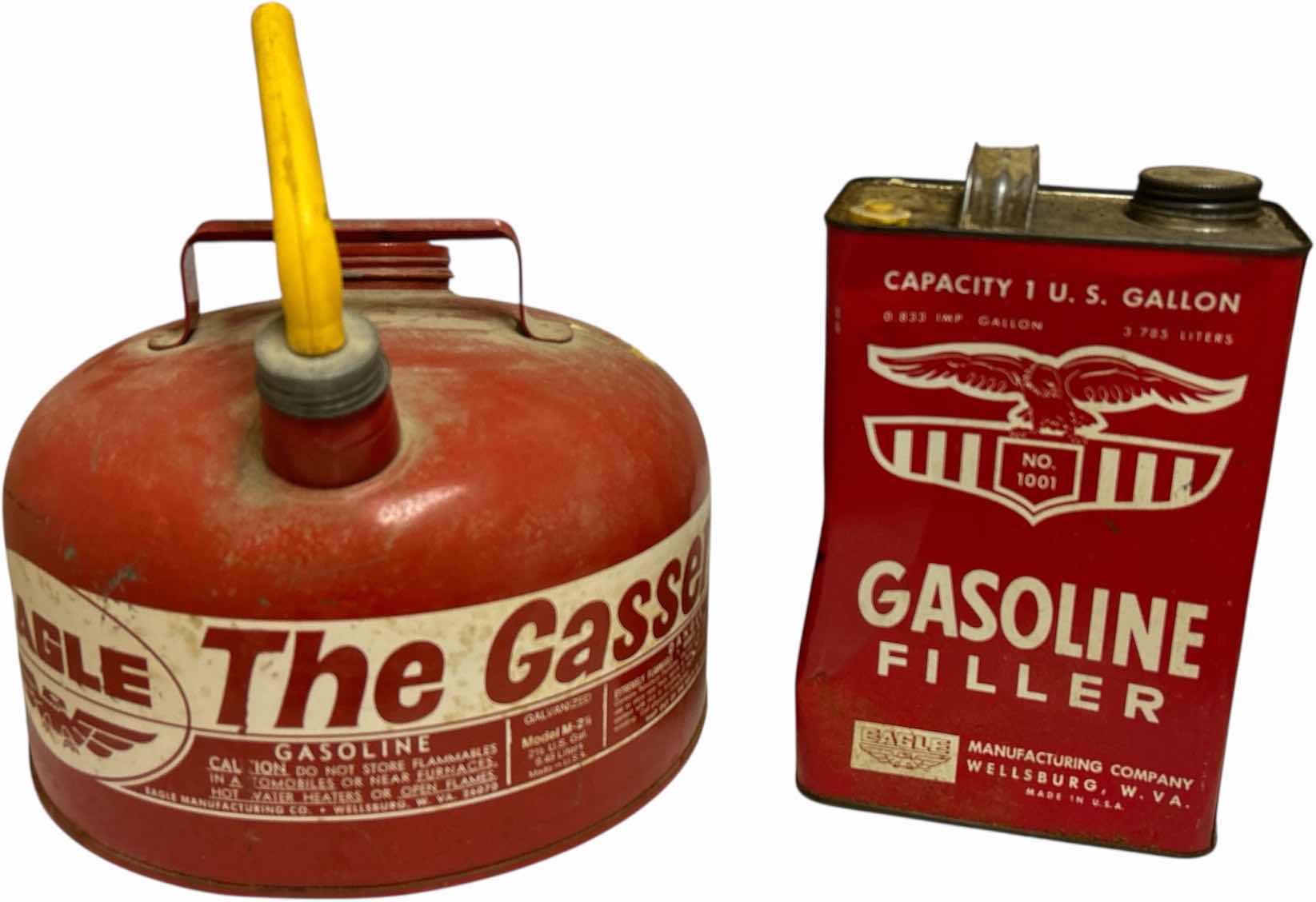 Photo 1 of 2 METAL GAS CANS