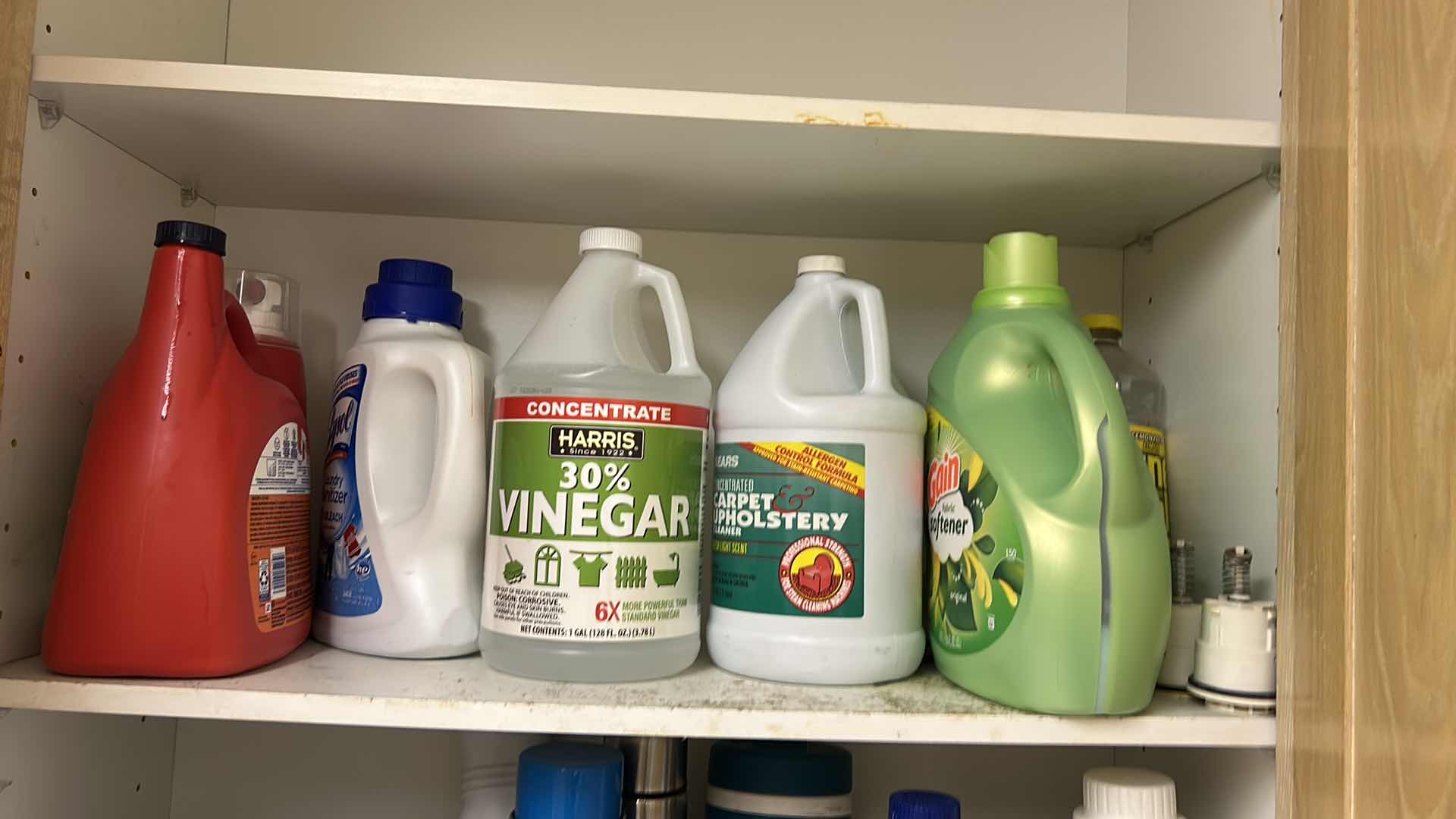 Photo 1 of CONTENTS OF 2 SHELVES IN LAUNDRY ROOM