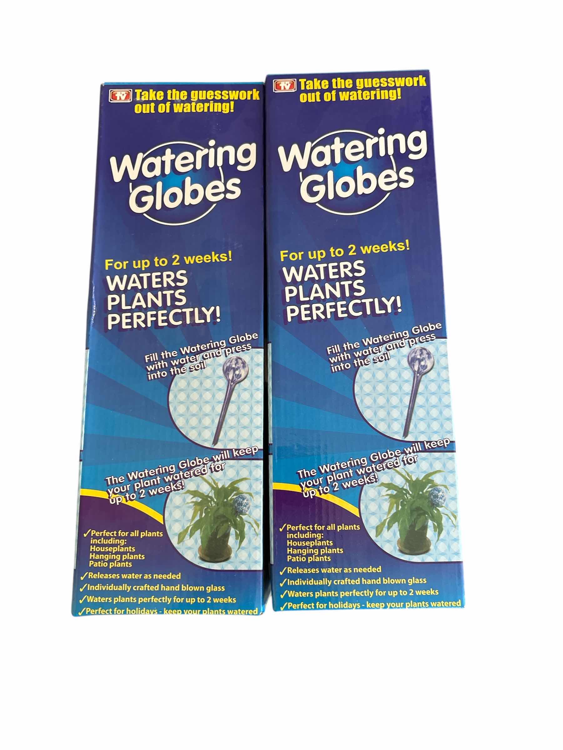 Photo 1 of GLASS WATERING GLOBES NEW IN BOX 10”