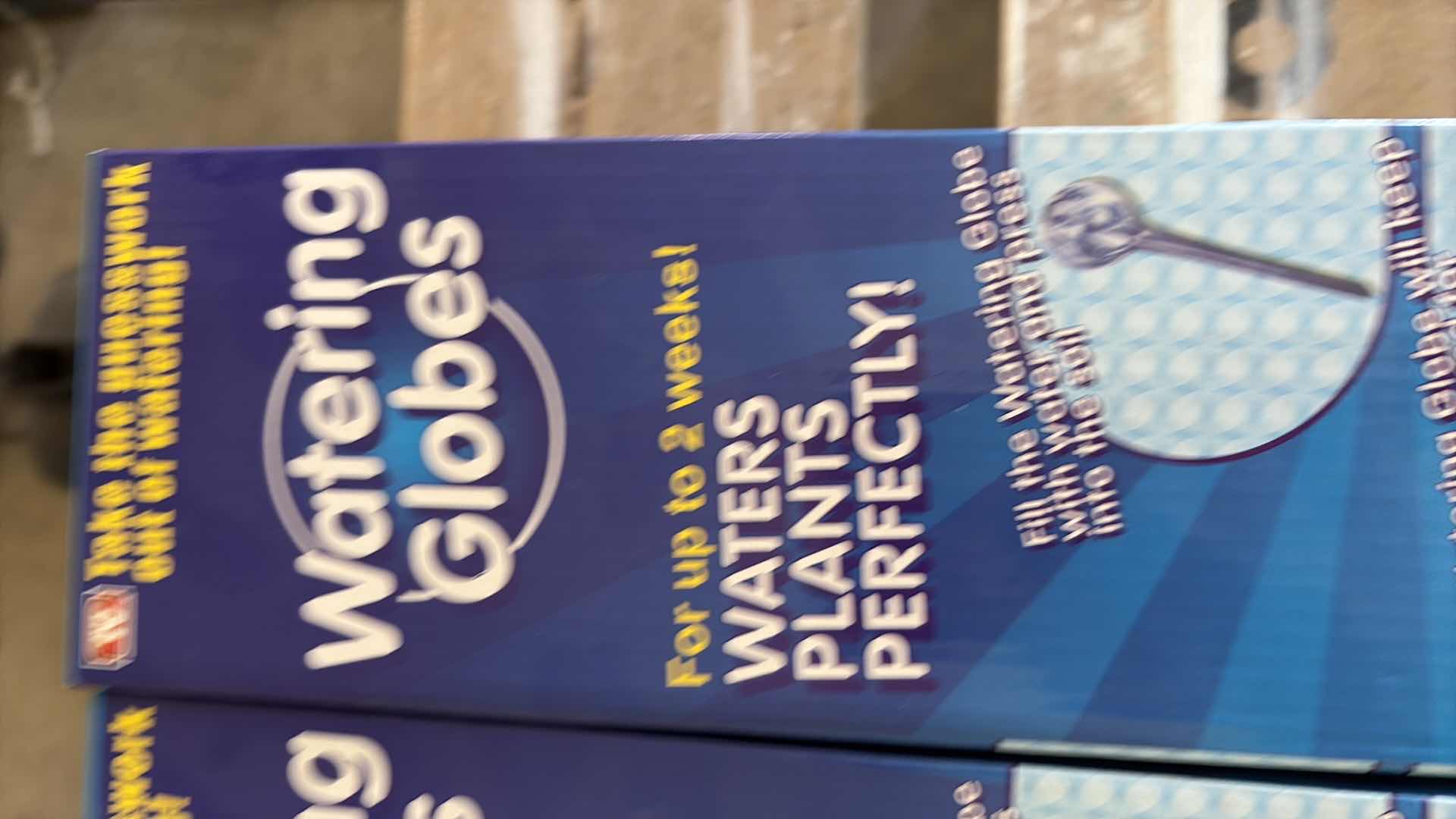 Photo 1 of GLASS WATERING GLOBES NEW IN BOX 10”