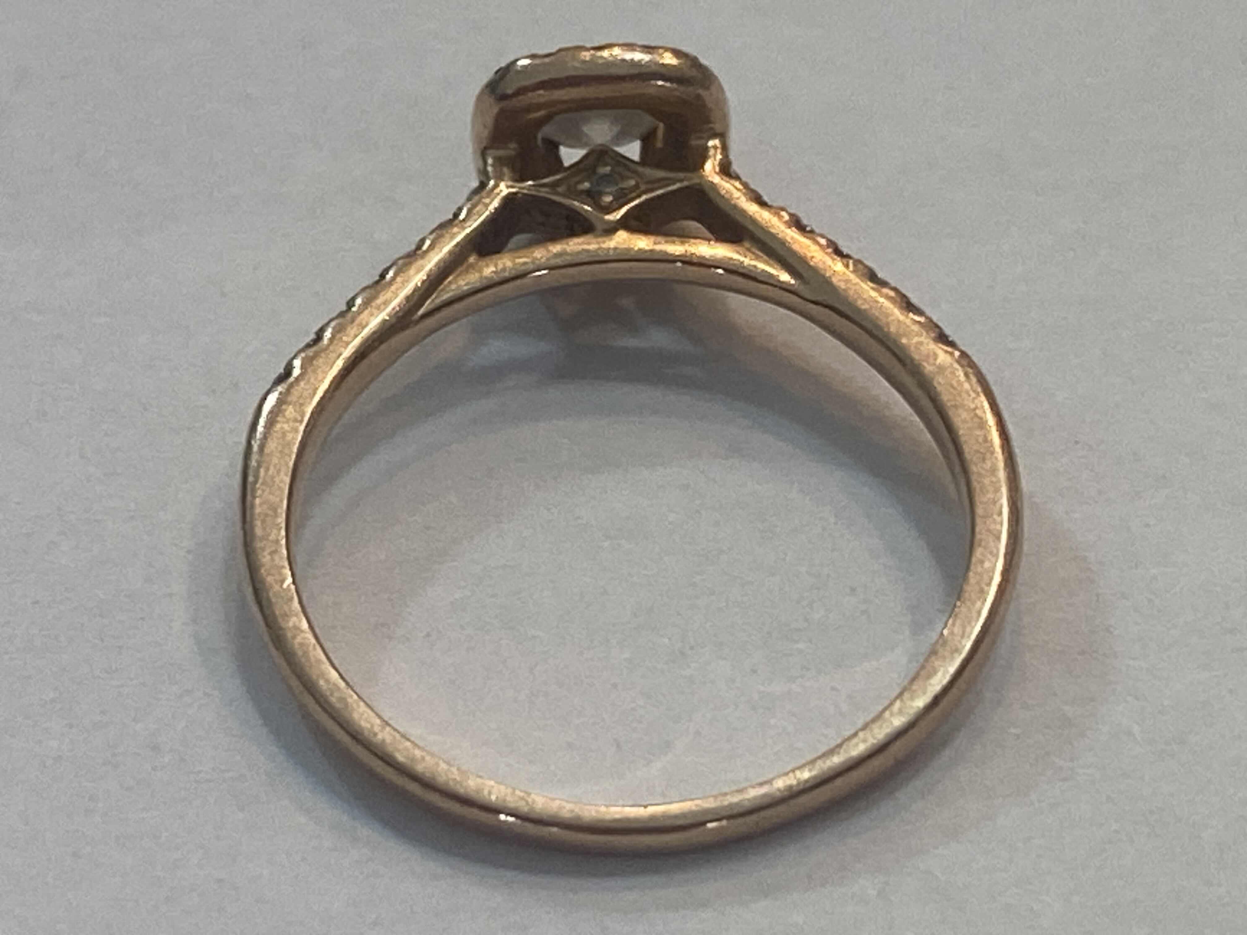 Photo 1 of 14K ROSE GOLD 1cwt DIAMOND RING 2G #24
