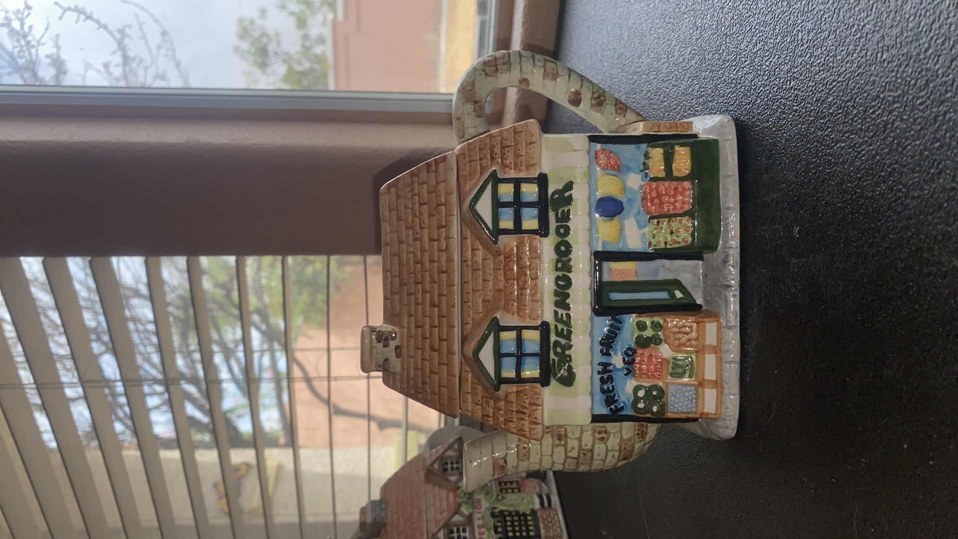 Photo 1 of 2 - HAND PAINTED CERAMIC TEA POTS