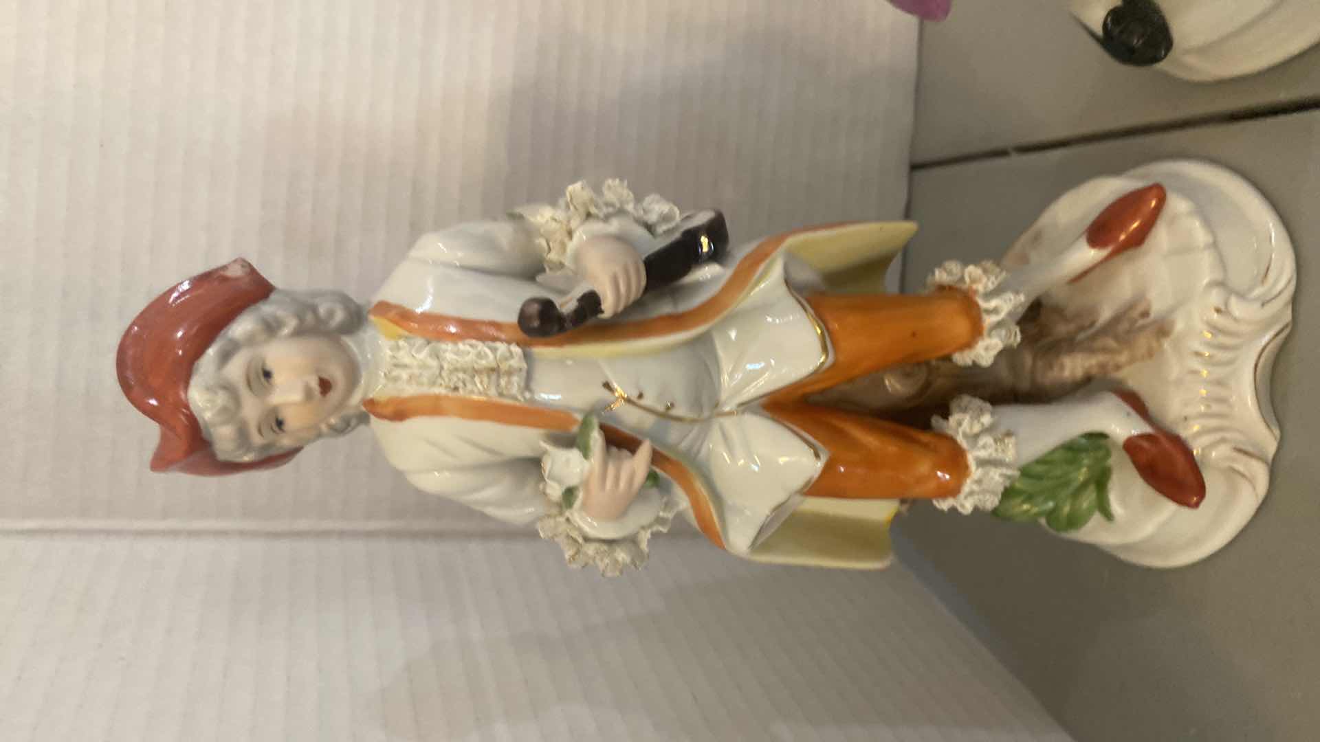 Photo 1 of 3 - PORCELAIN FIGURINES H10 1/2”