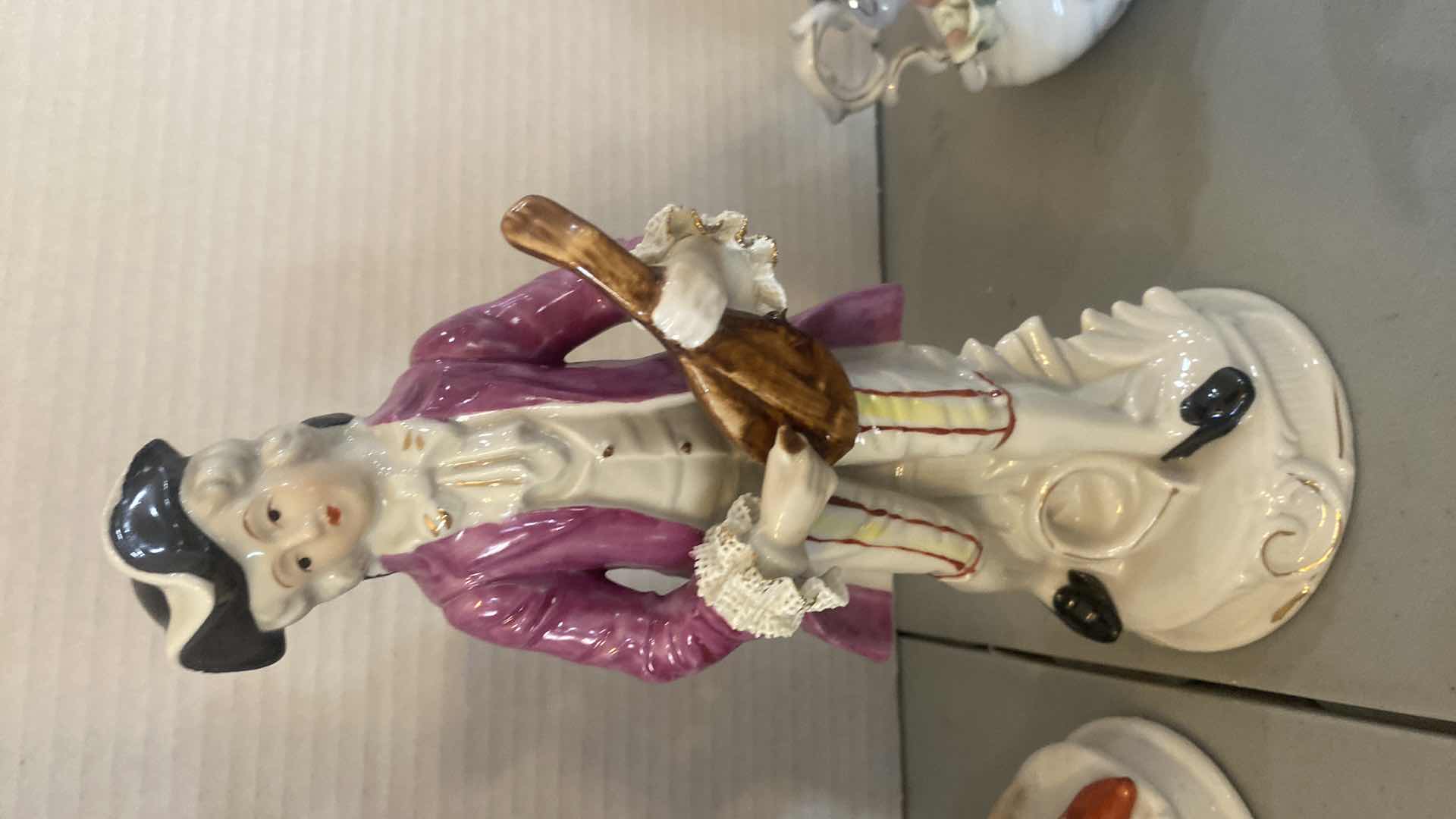 Photo 1 of 3 - PORCELAIN FIGURINES H10 1/2”