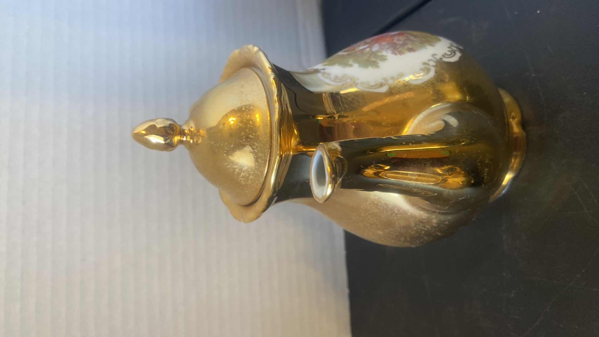 Photo 3 of 3 PIECE TEA SET 24K GOLD FROM BAVARIA GERMANY