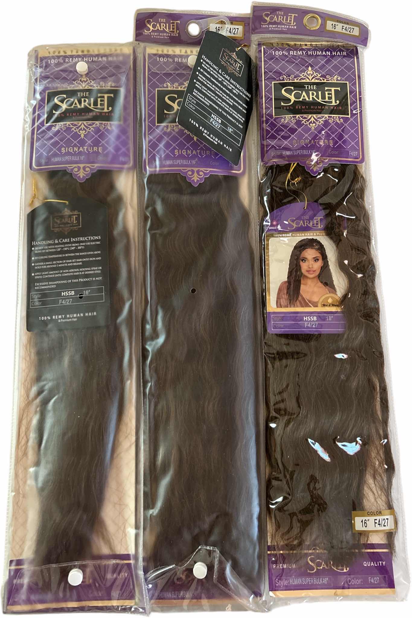 Photo 1 of 3 PACKAGES WOMENS NEW HAIR EXTENSIONS