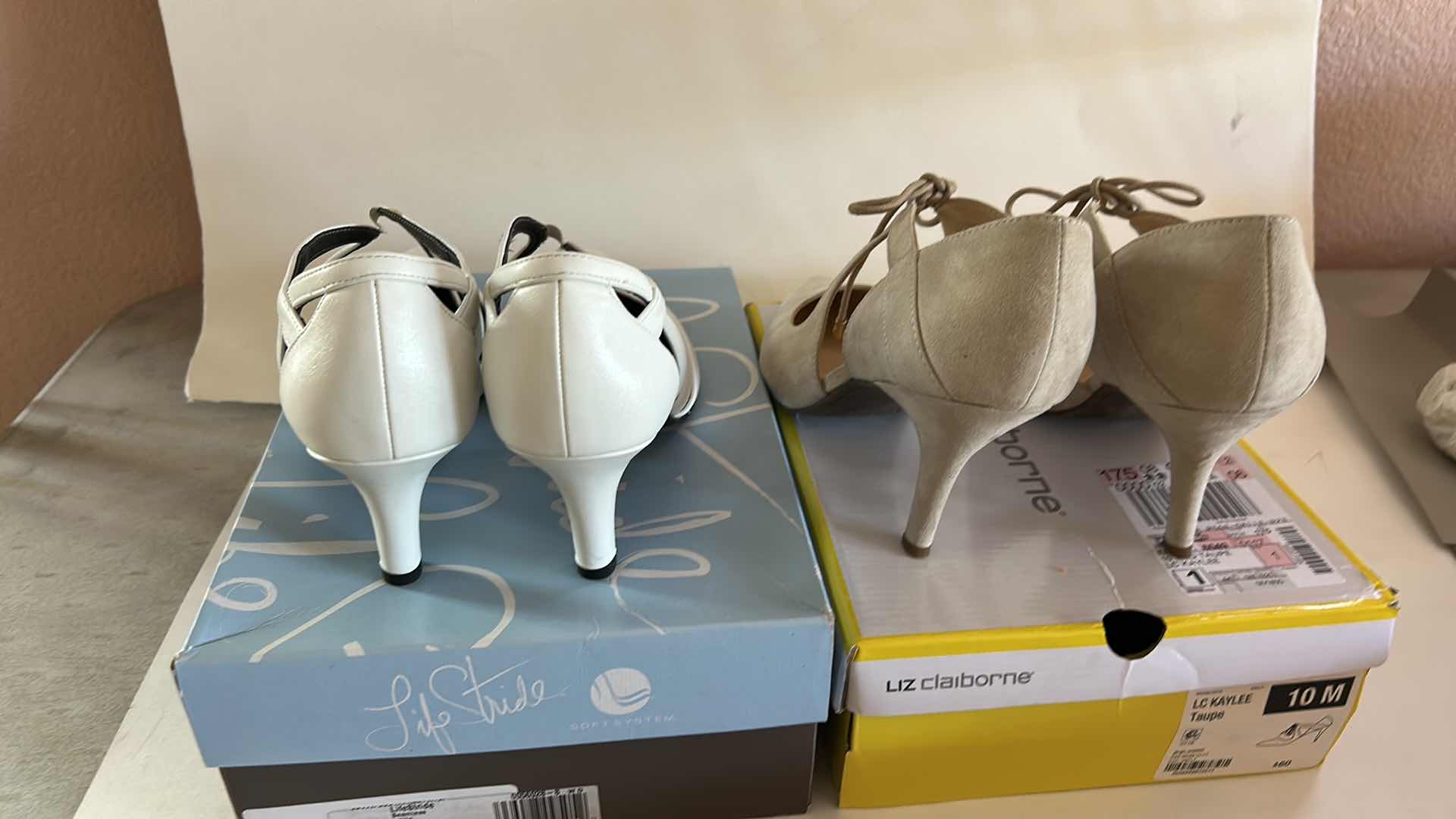 Photo 1 of 2 PAIR WOMENS HEELS SIZE 9.5 10