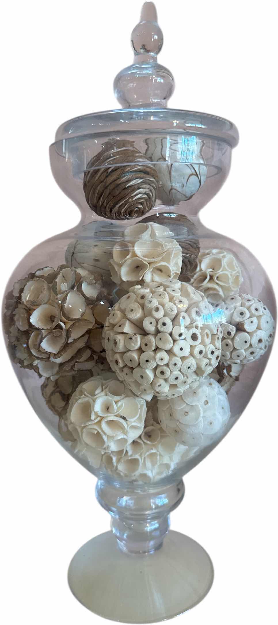 Photo 1 of 2-VINTAGE GLASS JAR STORAGE
H12” AND SMALLER