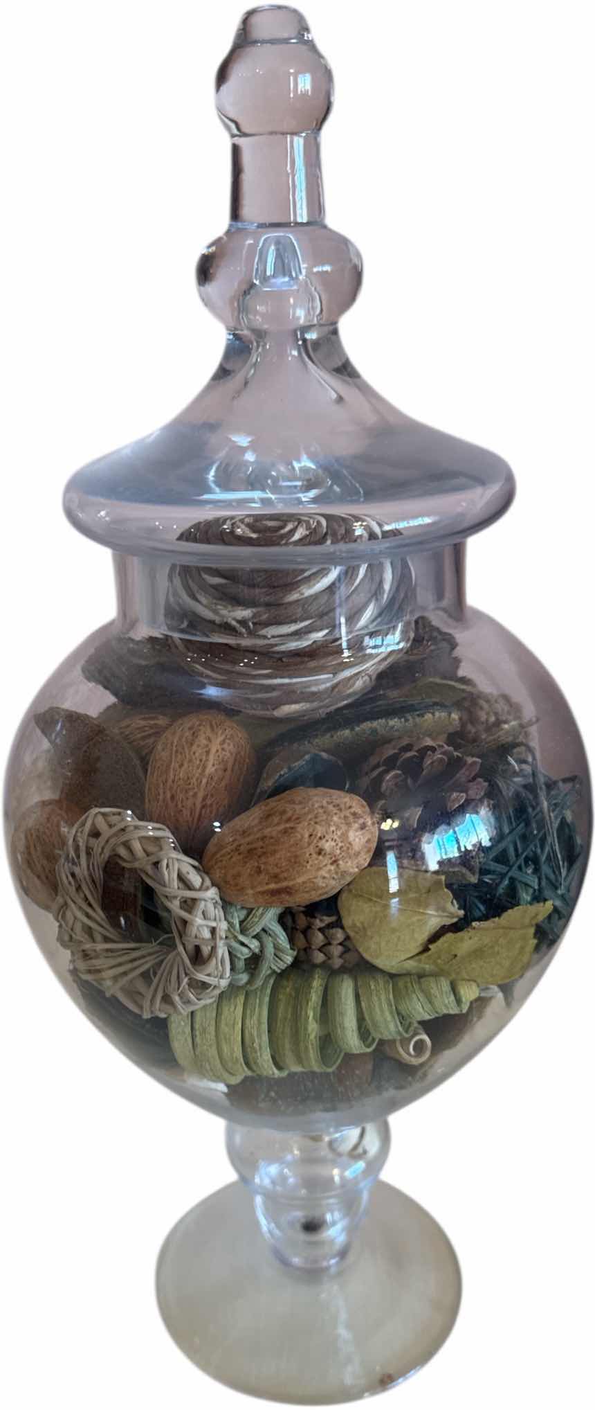 Photo 1 of 2-VINTAGE GLASS JAR STORAGE
H12” AND SMALLER