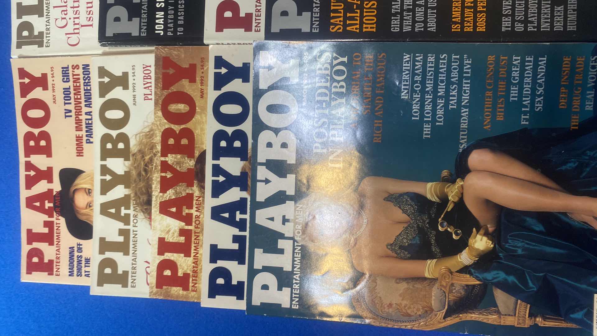 Photo 1 of 20-PLAYBOY MAGAZINES 9 FROM 1992 & 11 FROM 1993