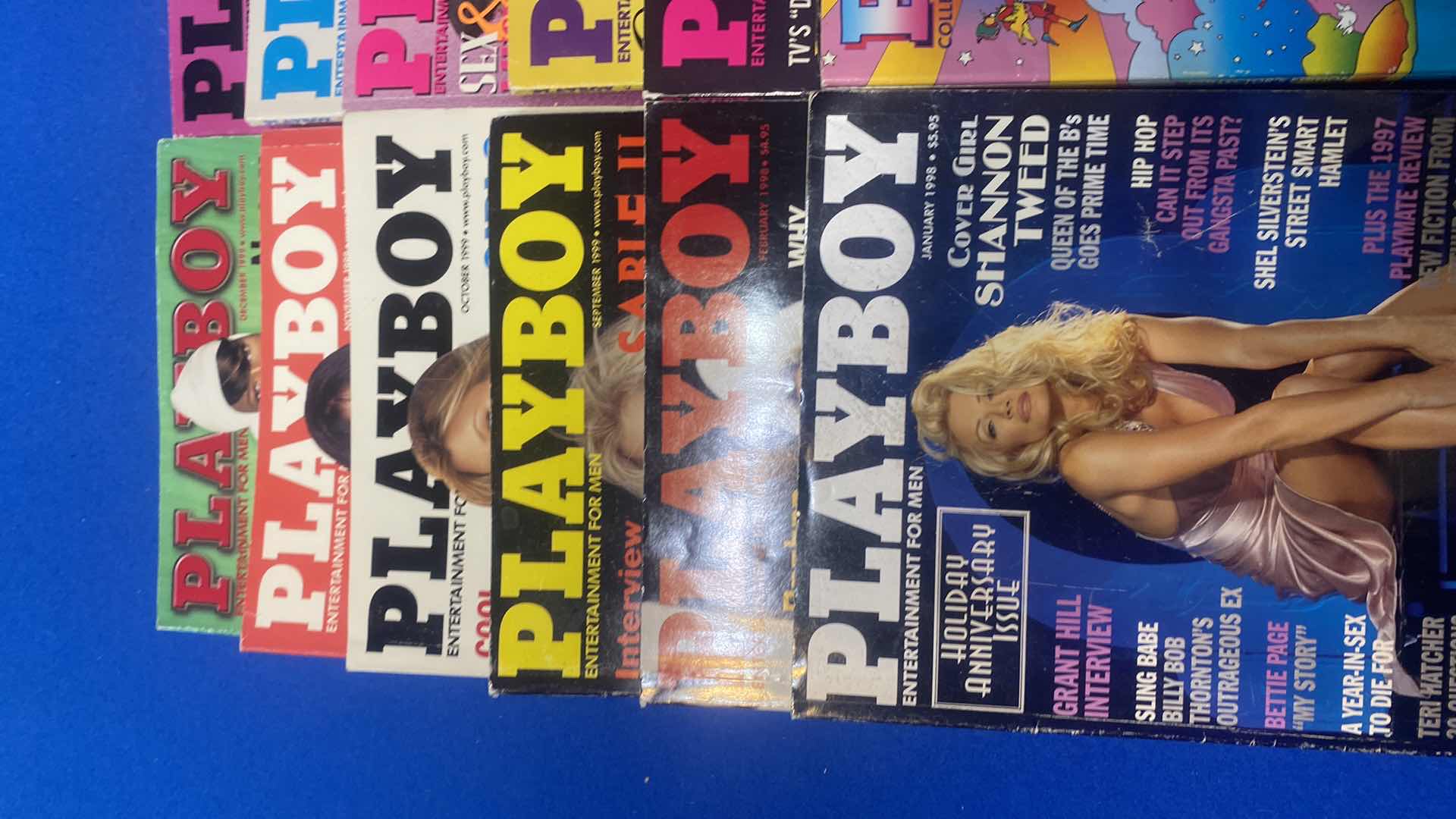 Photo 1 of 16-PLAYBOY MAGAZINES 6 FROM 1999, 7 FROM 2000 & 3 SPECIAL COLLECTION