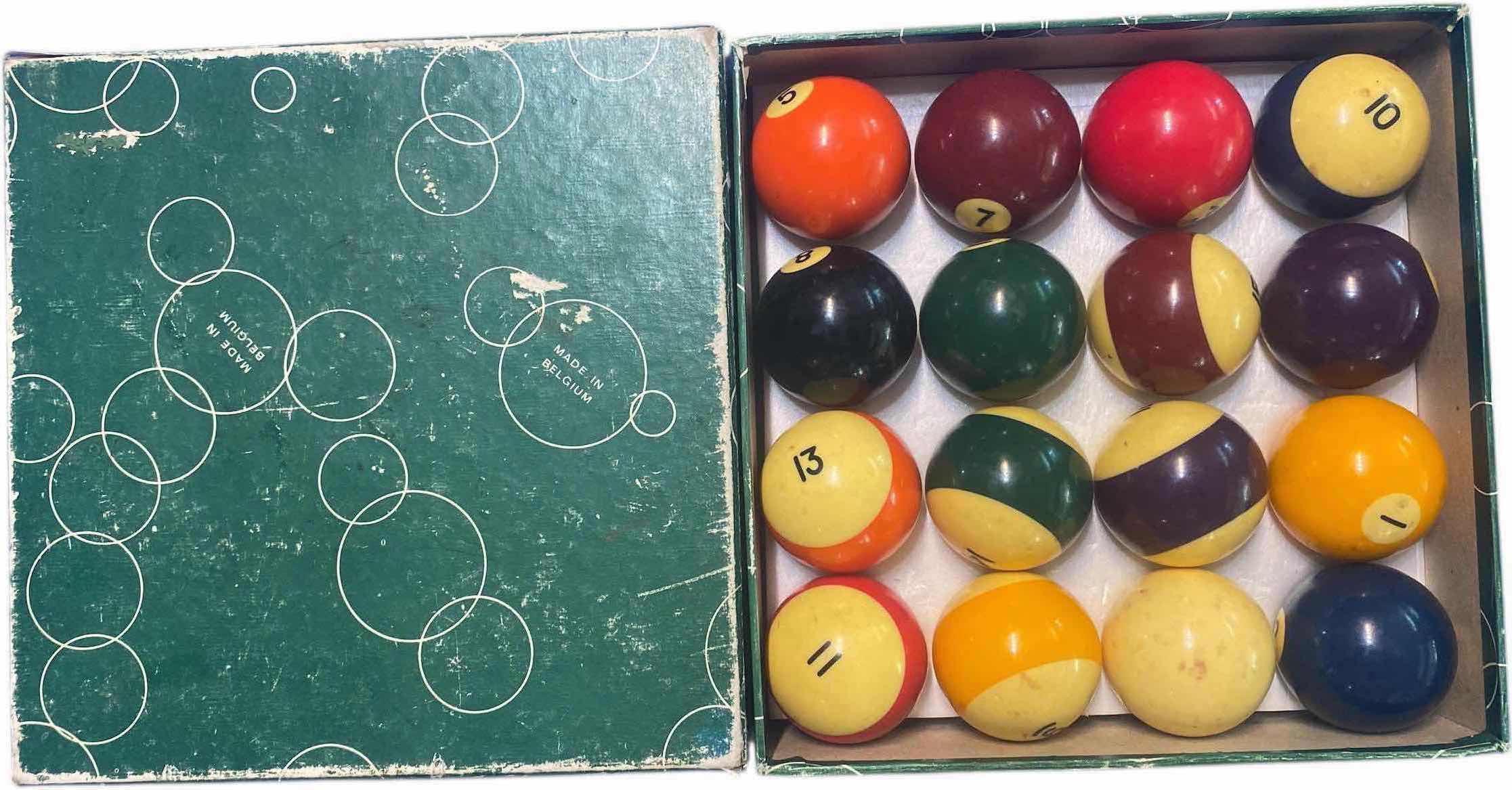 Photo 1 of BELGIUM BILLIARD BALLS
