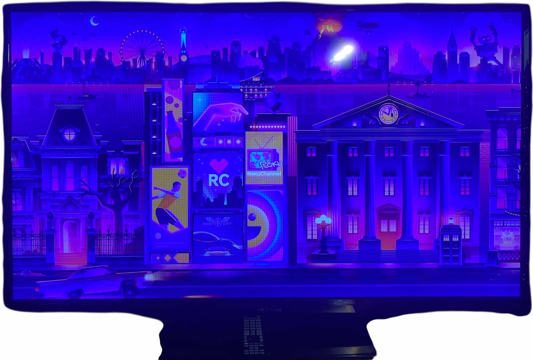 Photo 1 of 55” HITACHI TV WITH REMOTE