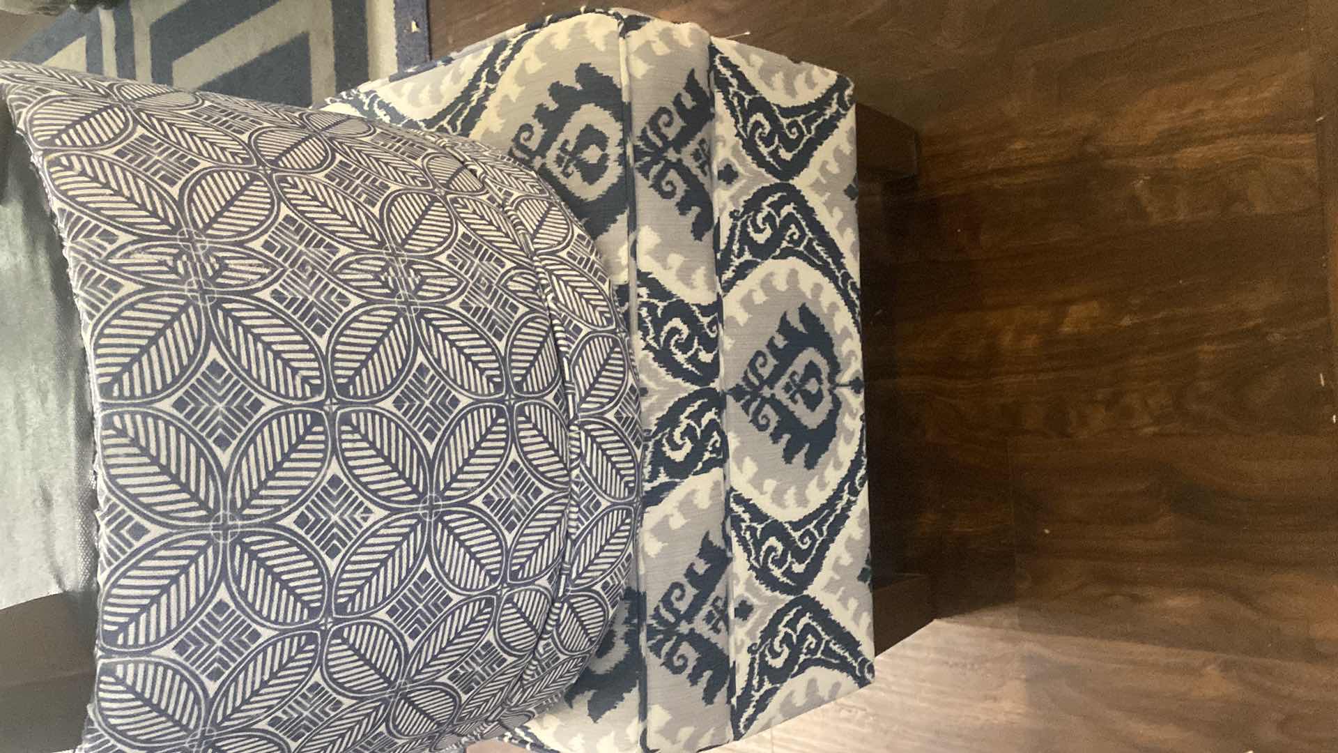 Photo 1 of 2-STORAGE OTTOMANS LARGEST 21” x 18” H 18”