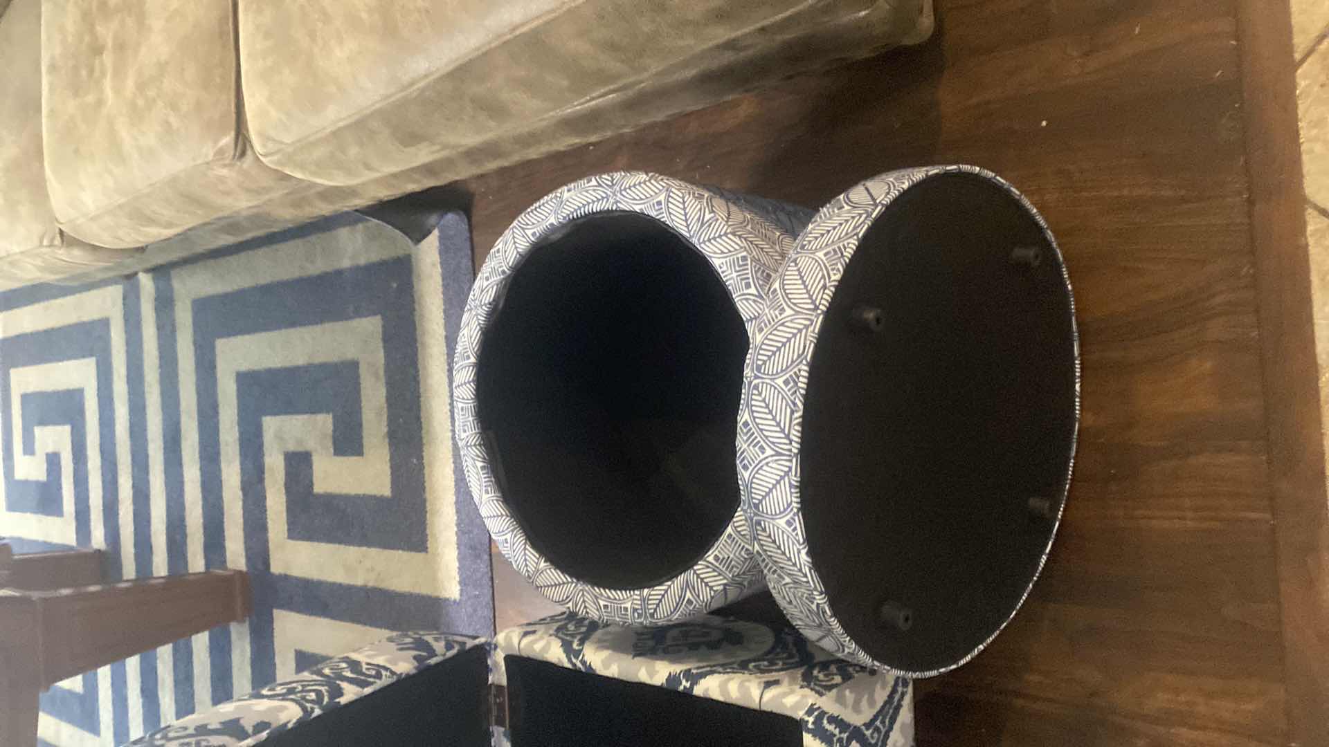 Photo 1 of 2-STORAGE OTTOMANS LARGEST 21” x 18” H 18”