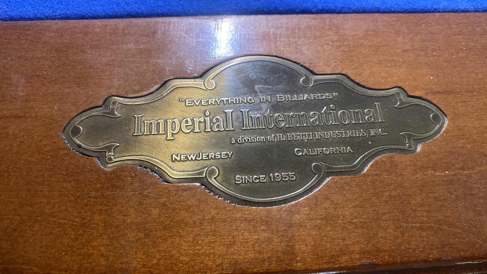 Photo 1 of IMPERIAL INTERNATIONAL “EVERYTHING IN BILLIARDS “ POOL TABLE 8’ 2” x 54 1/2” H32”