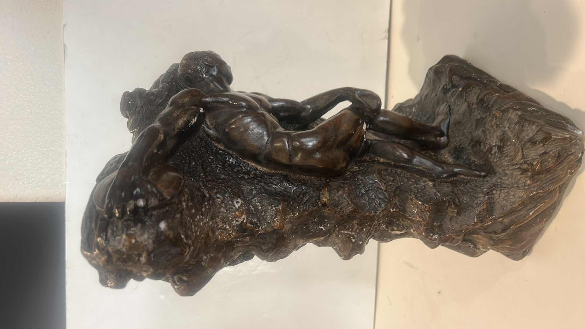 Photo 1 of BAYSHORE ART STUDIO LARGE DISCUS SCULPTURE 1969 H16”  $300