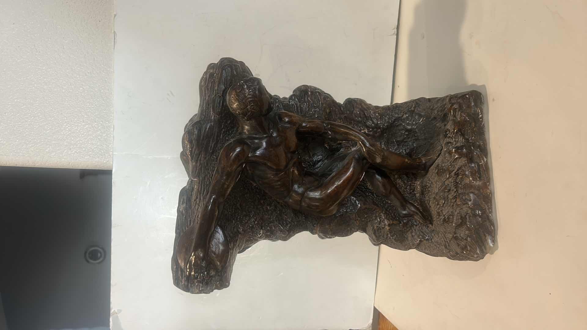 Photo 1 of BAYSHORE ART STUDIO LARGE DISCUS SCULPTURE 1969 H16”  $300